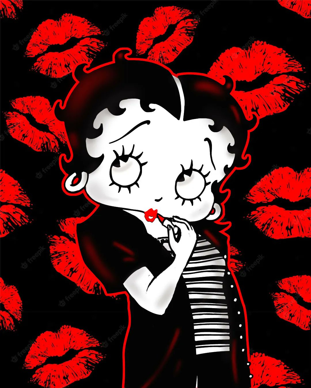 A fabulous red lip is always in style