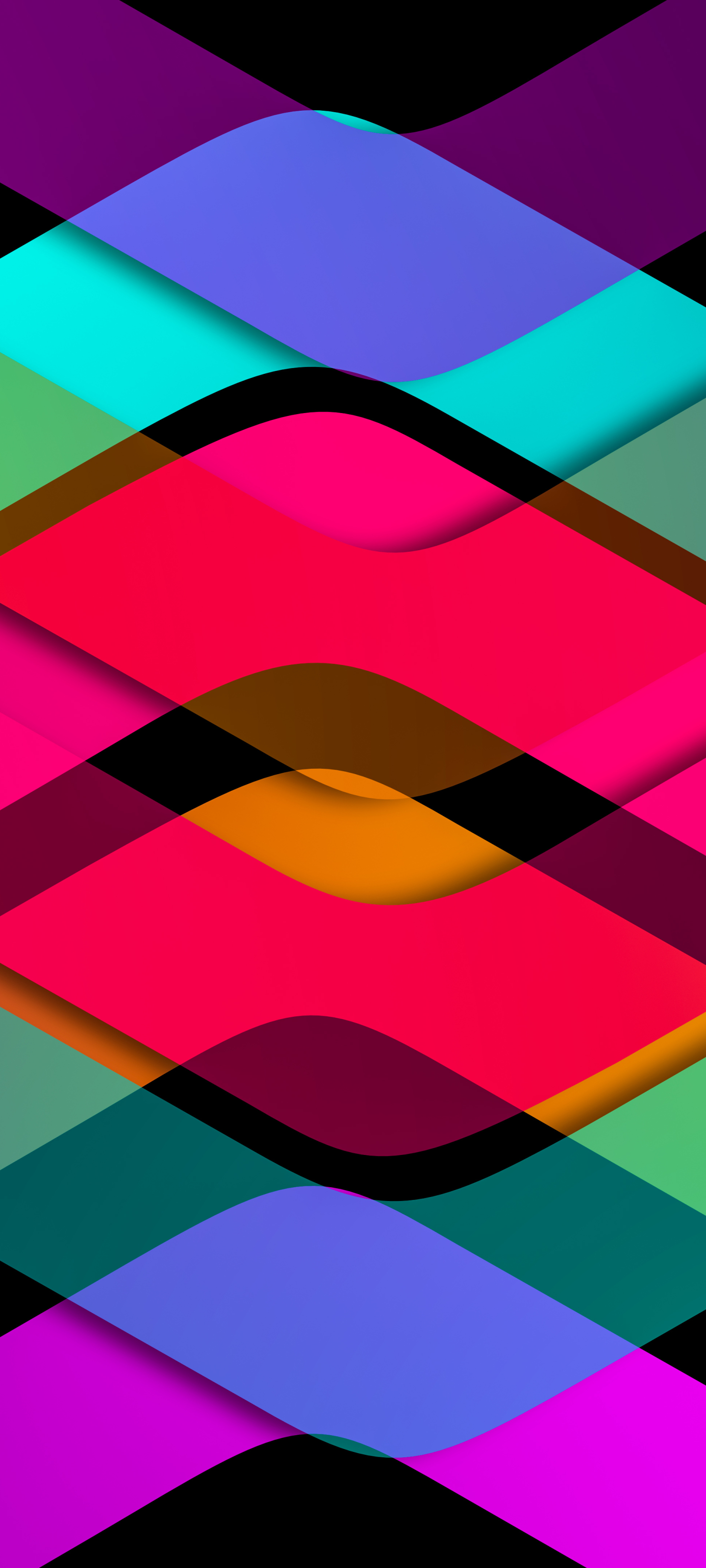 Colorful Artistic Lines Phone Wallpaper