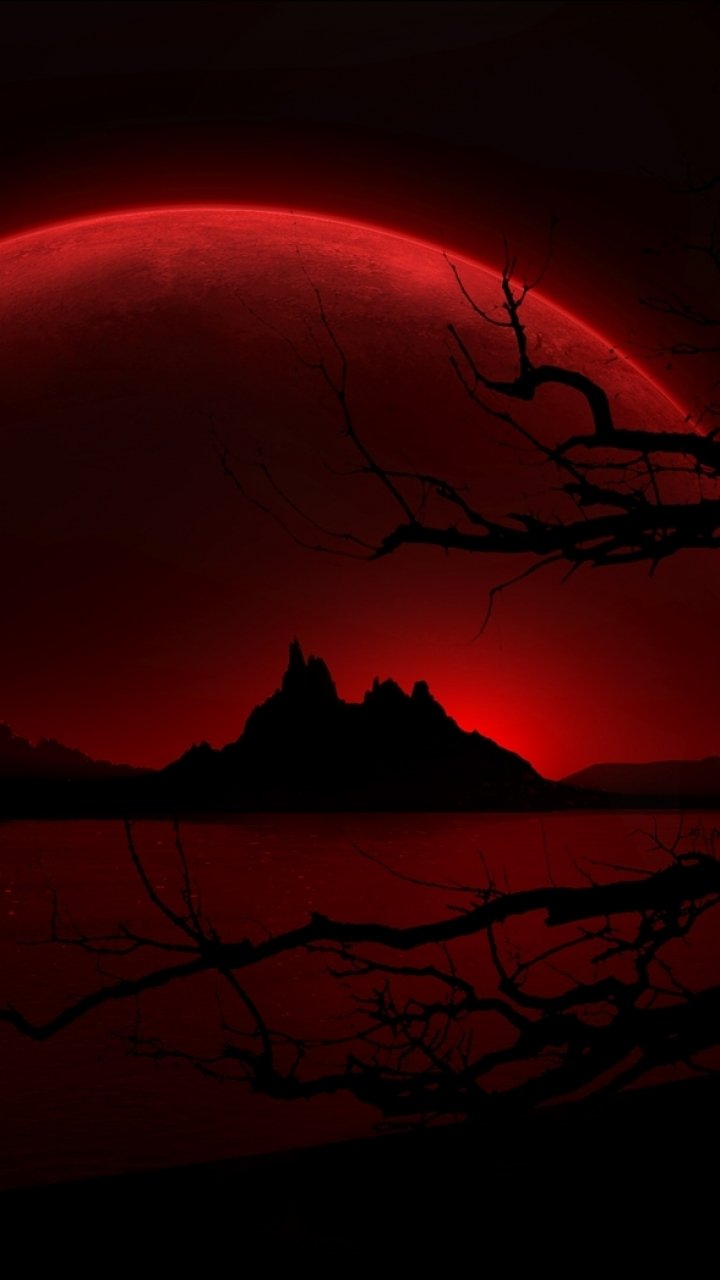 Dark Landscape Phone Wallpaper