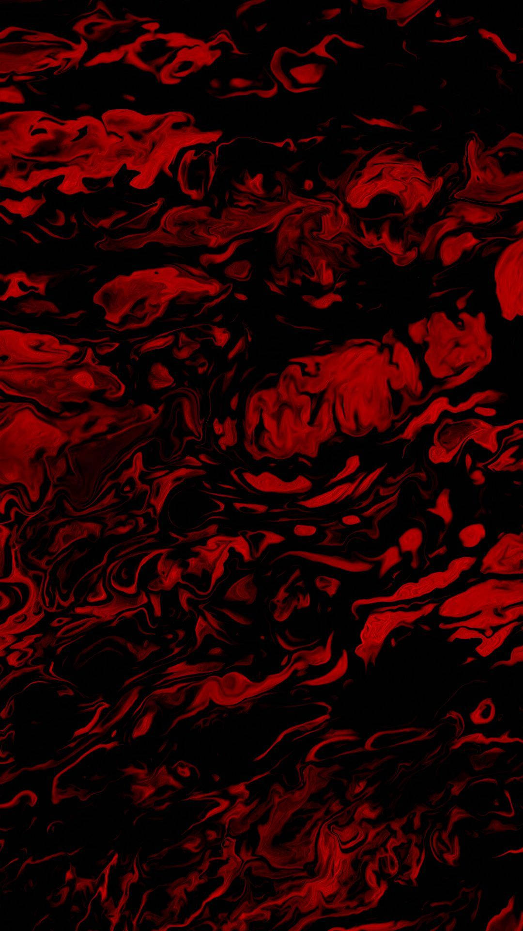 cool red and black landscape Wallpaper