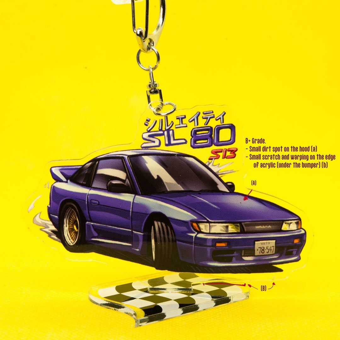 Initial D S13 Sil80 Acrylic Standee B