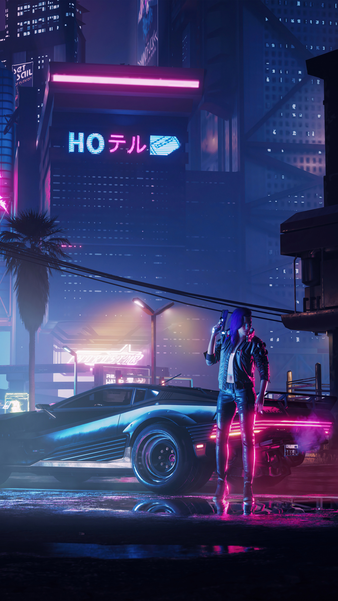 Cyberpunk 2077 Neon City 4k