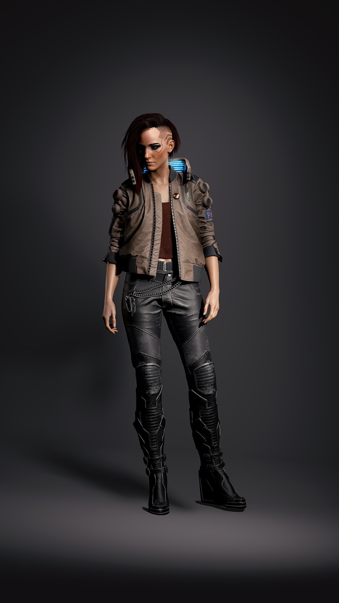 Wallpaper Cyberpunk 2077 female 3D