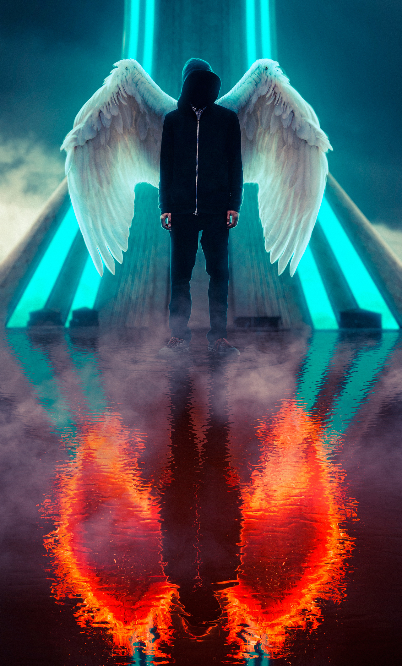 Hoodie Guy Wings iPhone