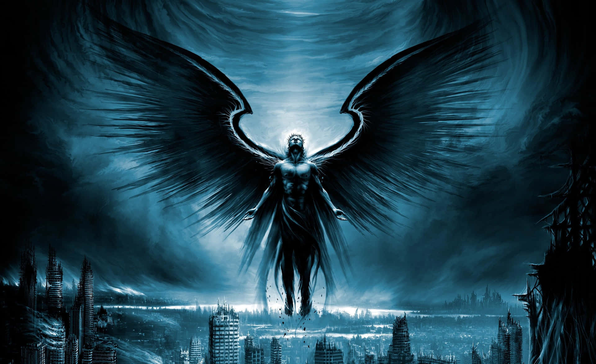 Angel Wings Background. Wallpaper
