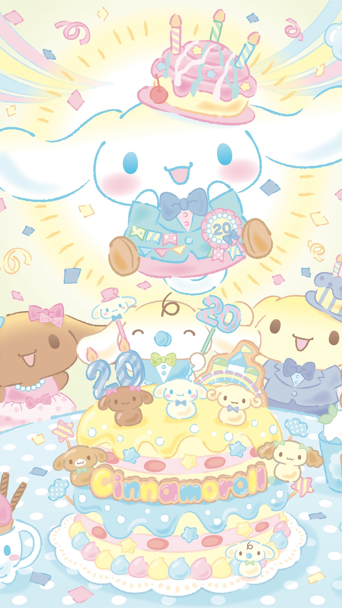 Cinnamoroll Wallpaper 4K, Birthday, 5K