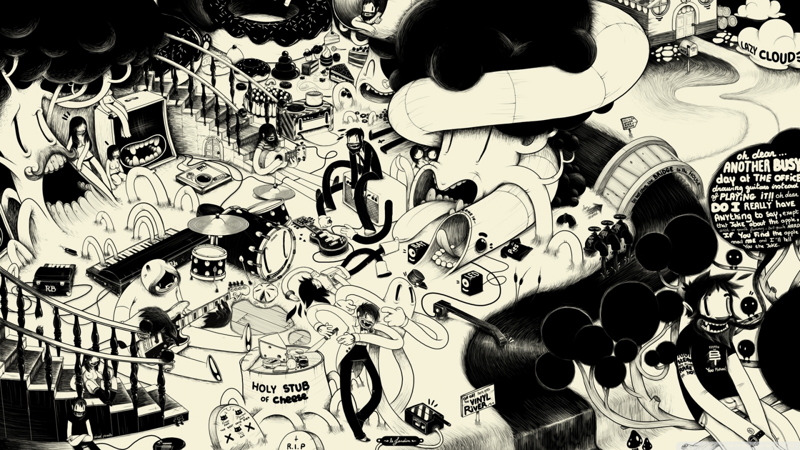 Funky Art Ultra HD Desktop Background