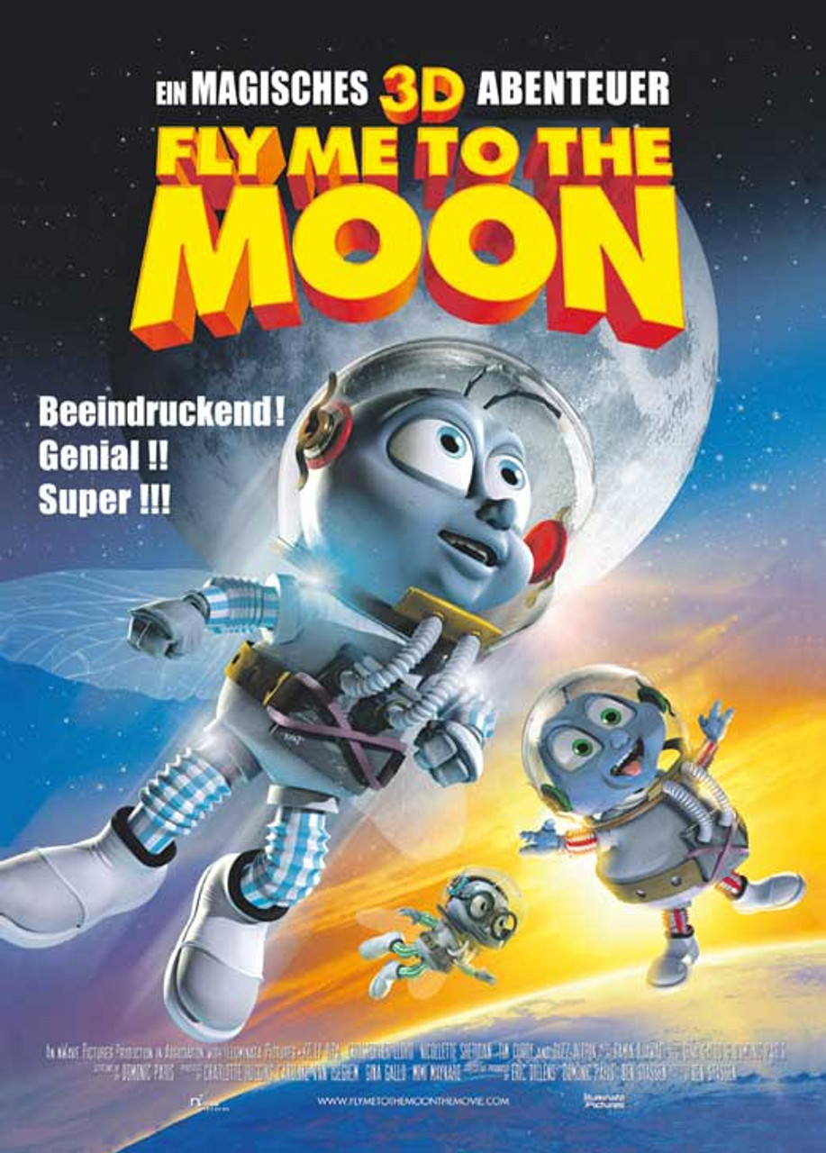 Fly Me To The Moon Movie Poster Print