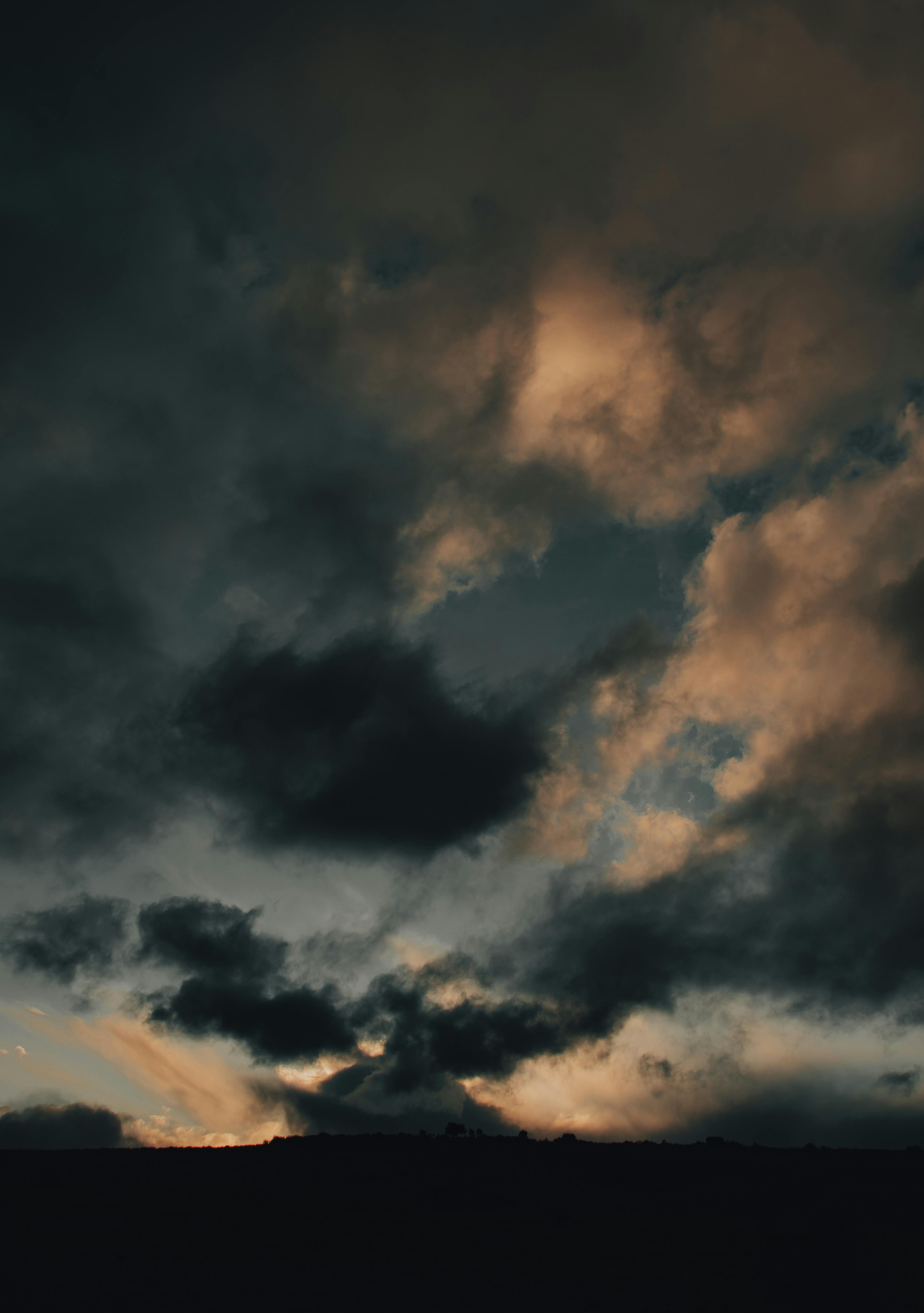 Dark Cloudy Sky · Free