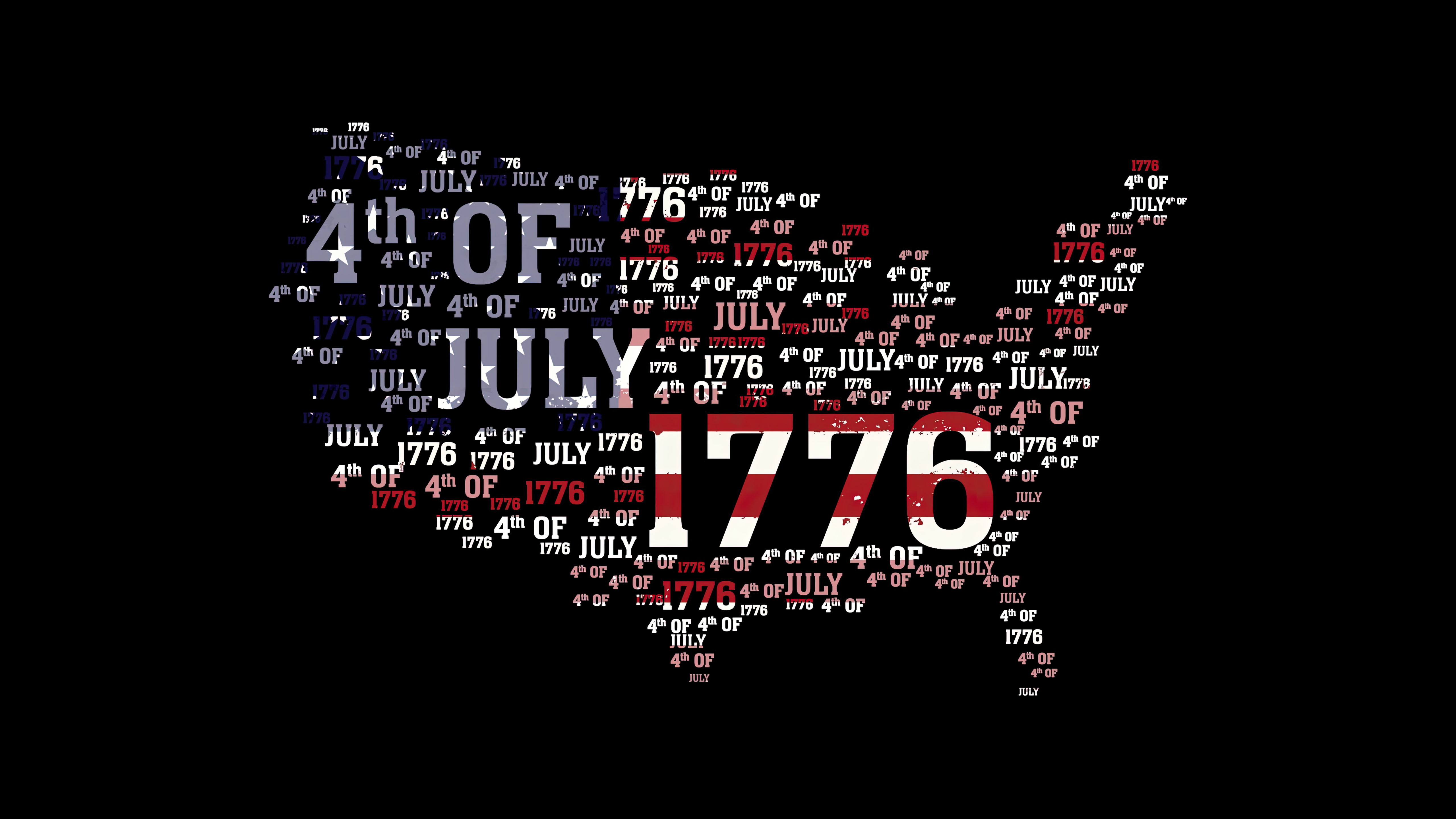4th of July Wallpaper 4K, Independence Day