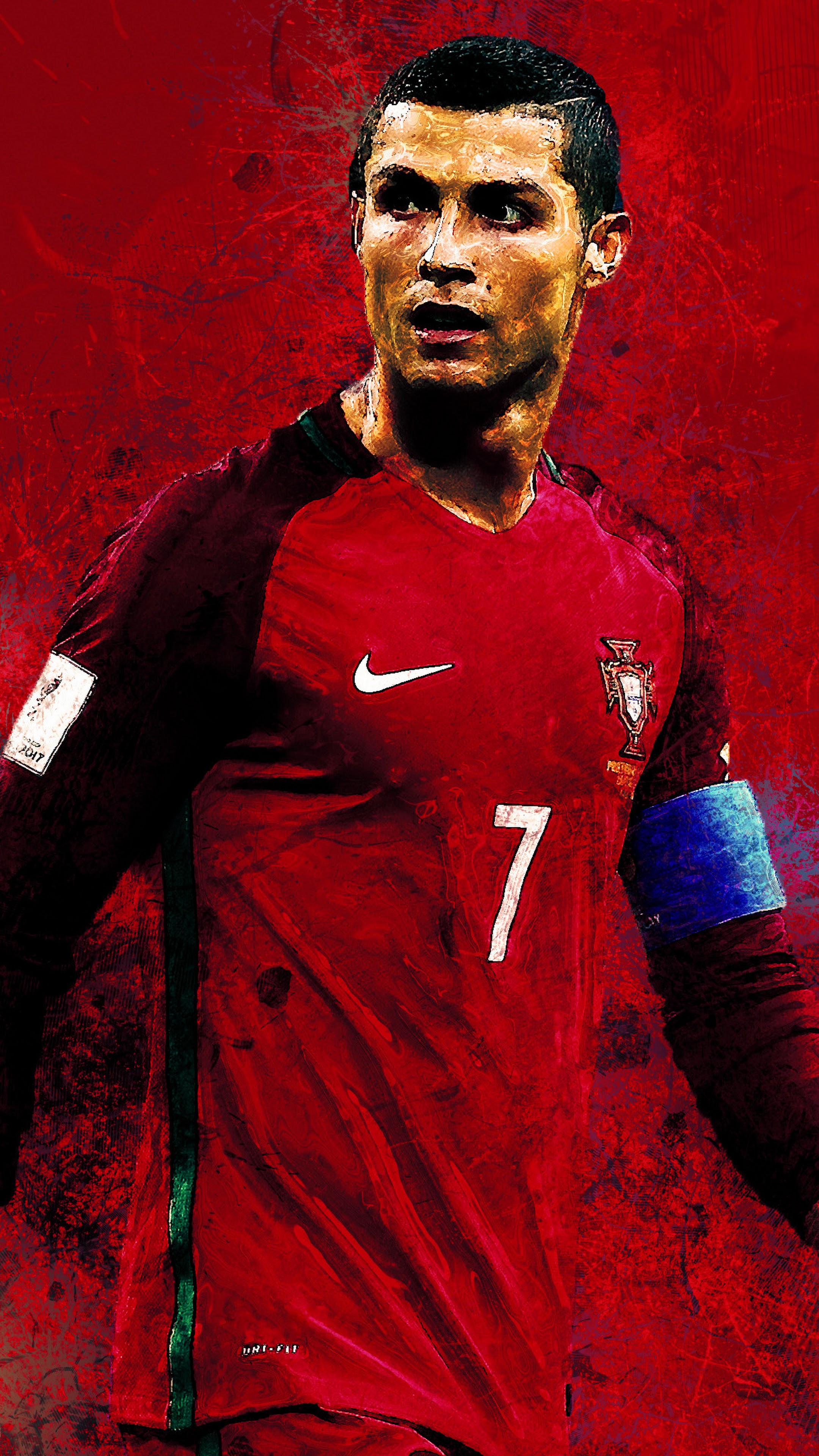 Cristiano Ronaldo Football 4K Wallpaper