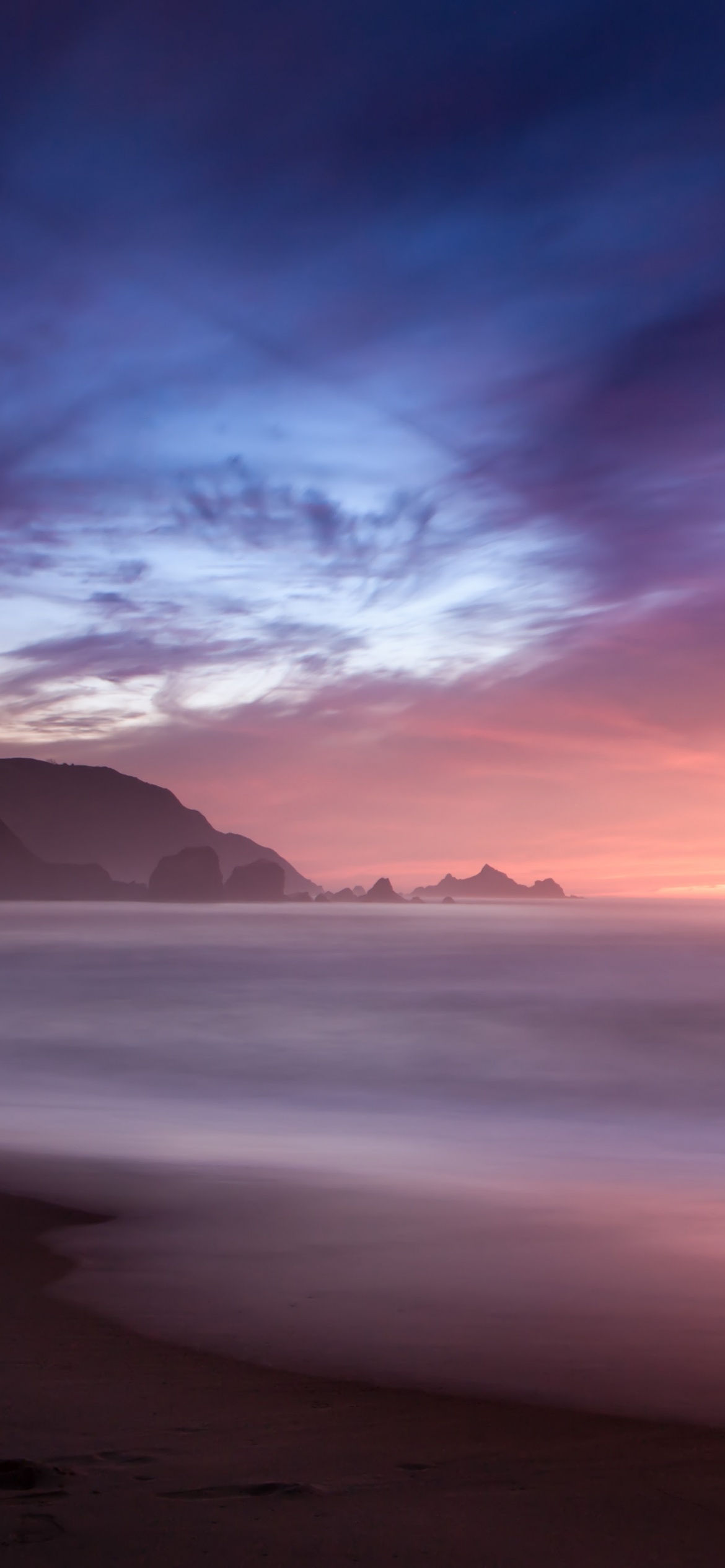 Beach Wallpaper 4K, Horizon, Sunset