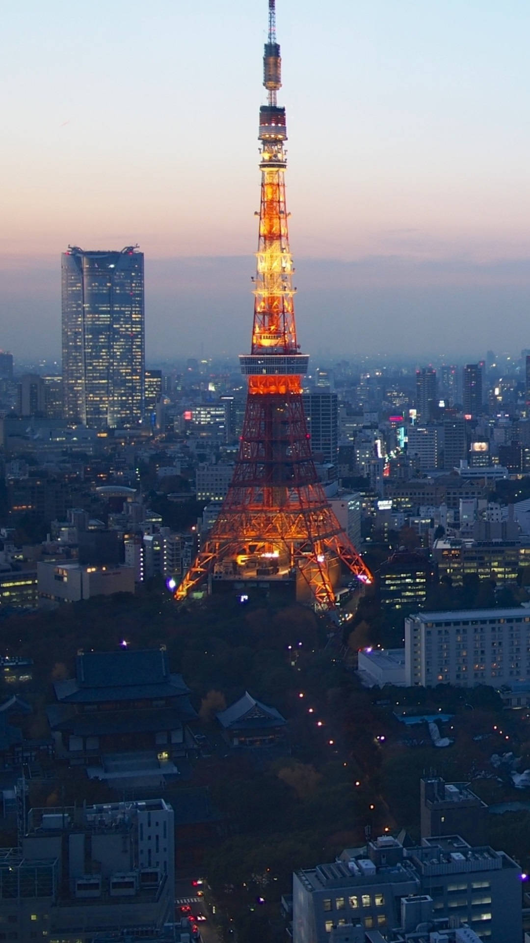 Download Tokyo Tower Night Sky Top
