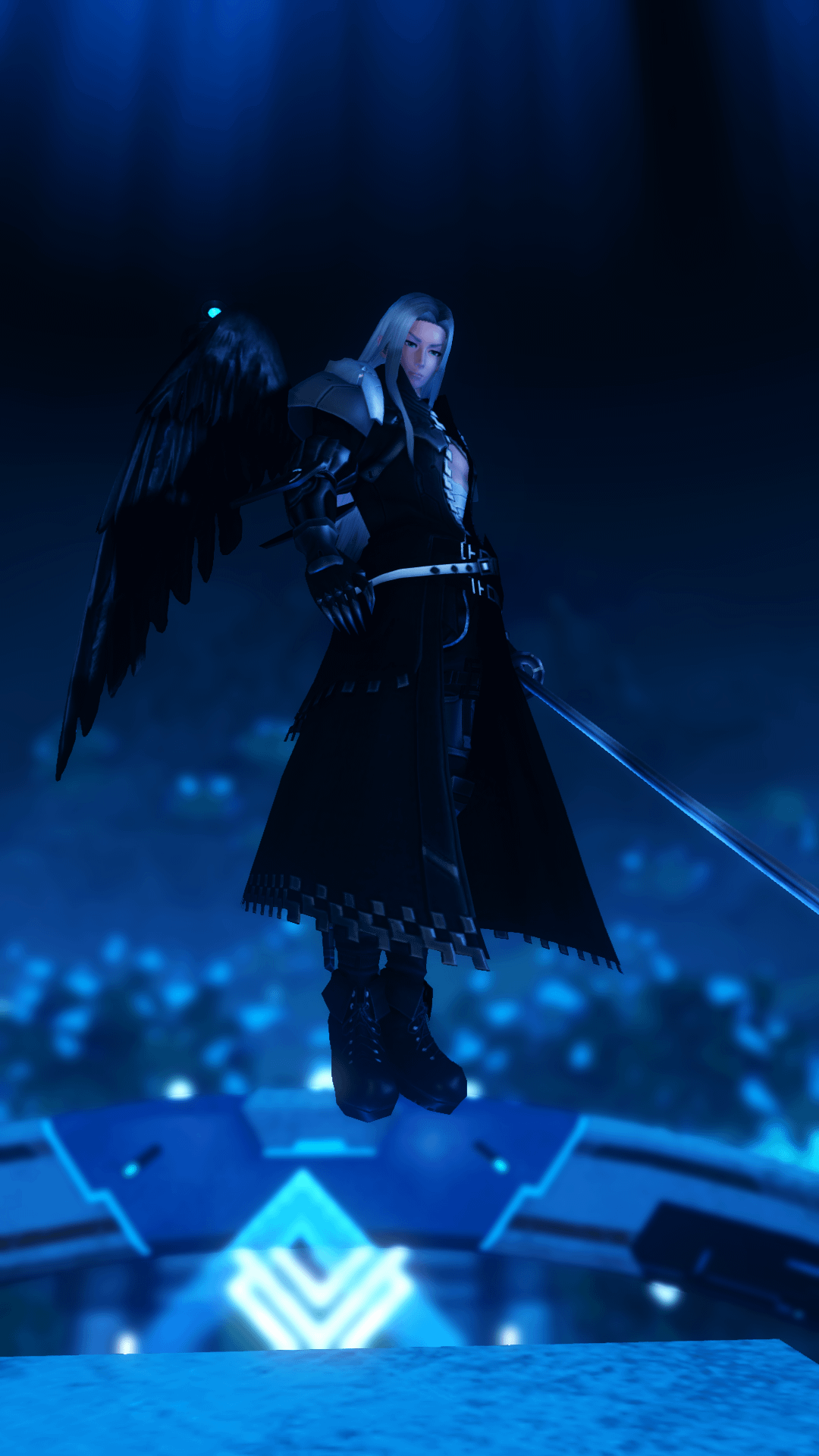 updated Sephiroth cosplay with wings