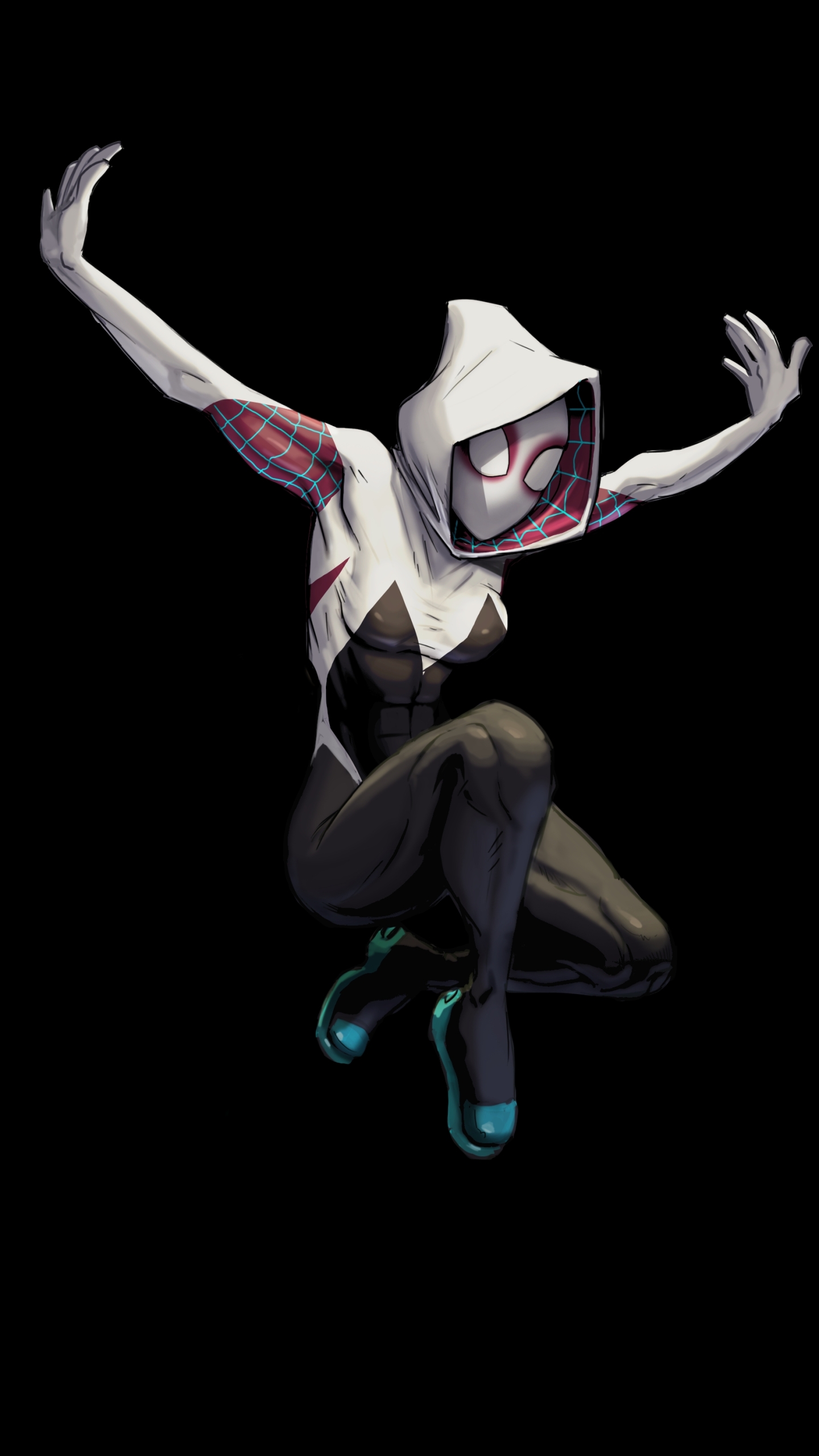 Comic Spider Gwen Phone Wallpaper