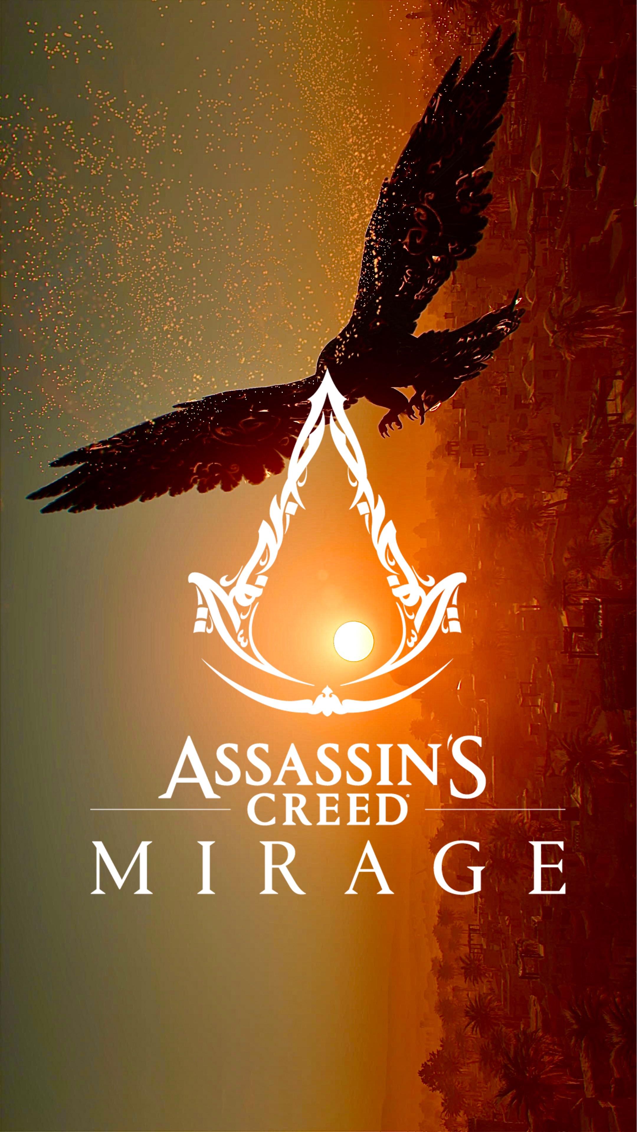 I made an Assassins creed Mirage wallpaper from a screen shot I took