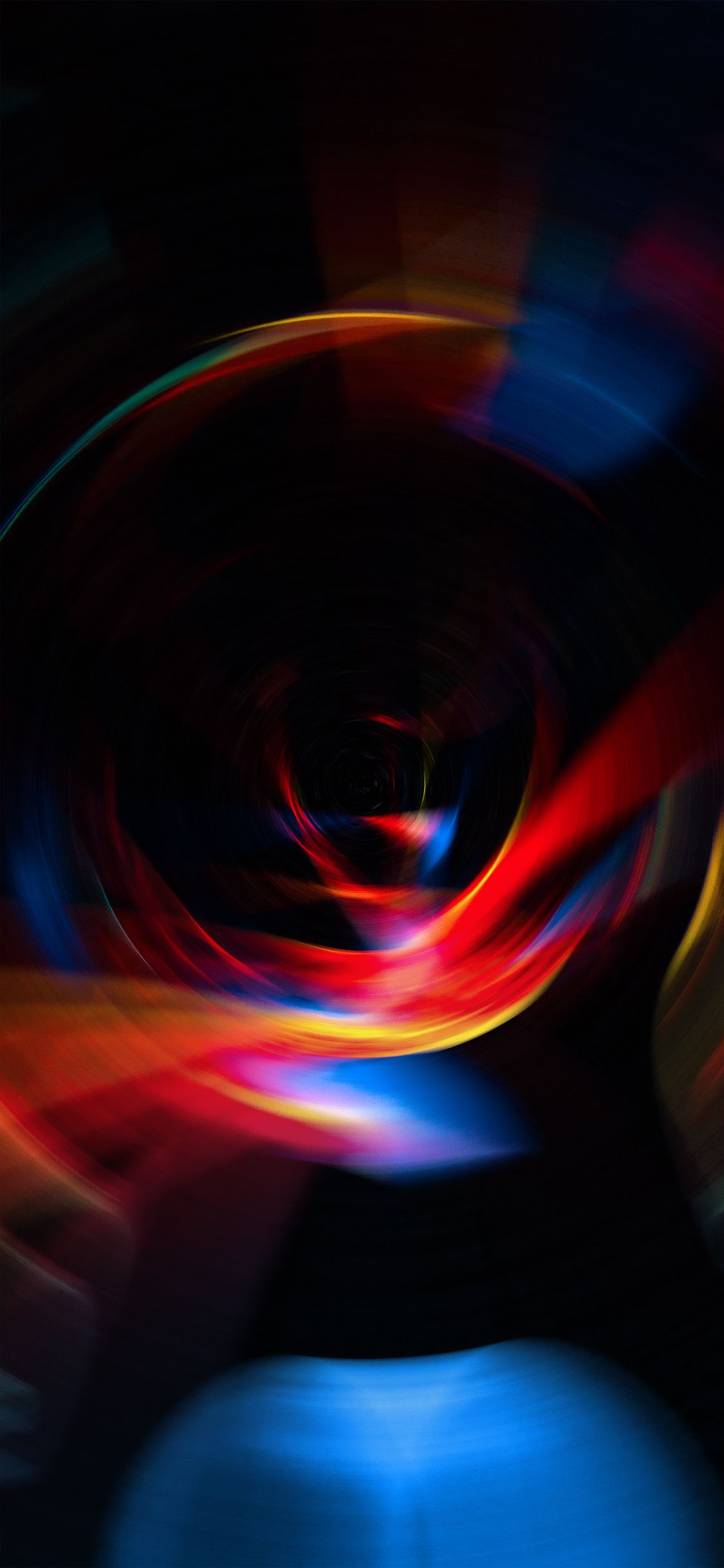 dark mode gradient circle