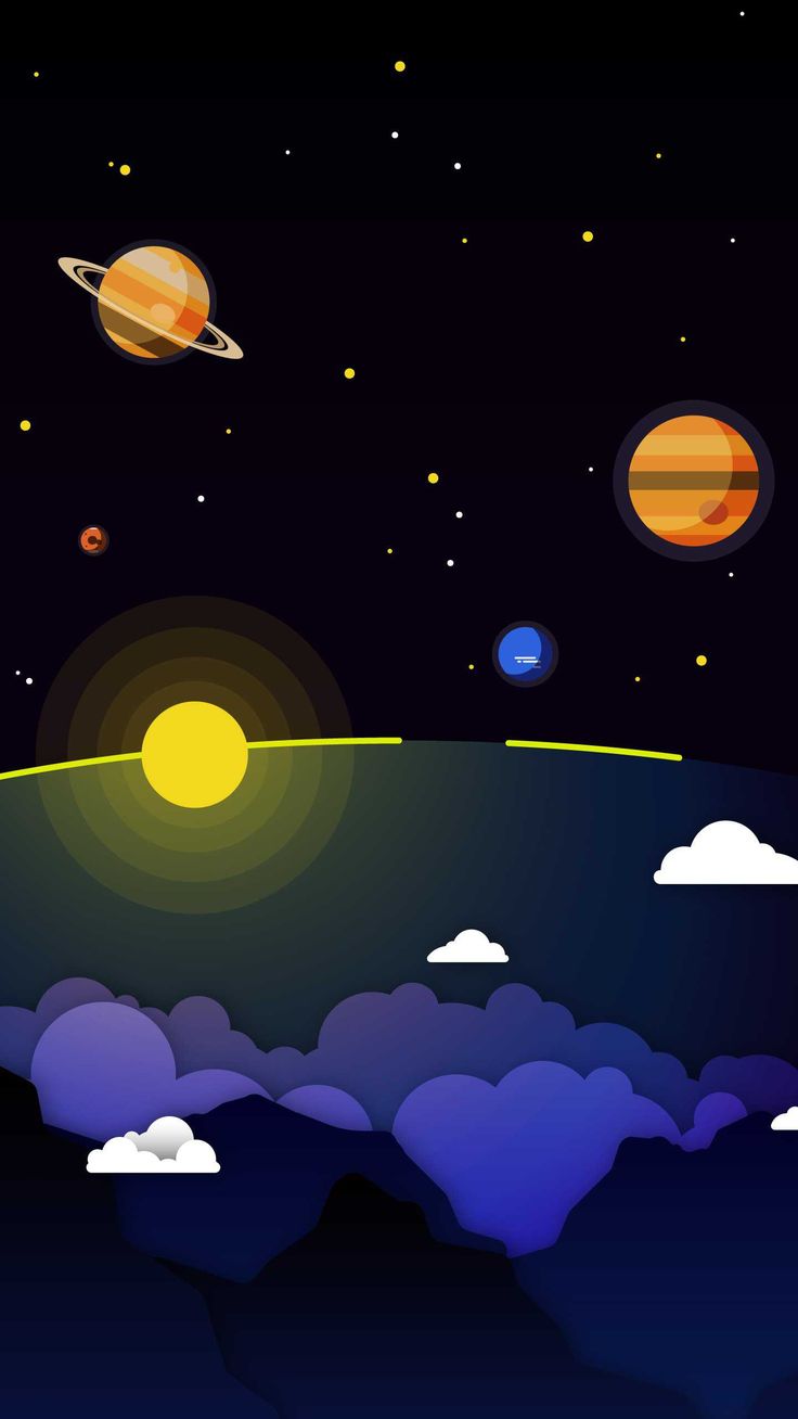 Planets iPhone Wallpaper
