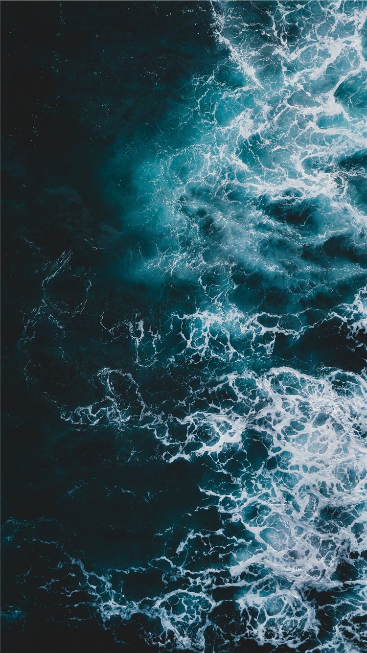 Best Sea waves iPhone 8 HD Wallpaper