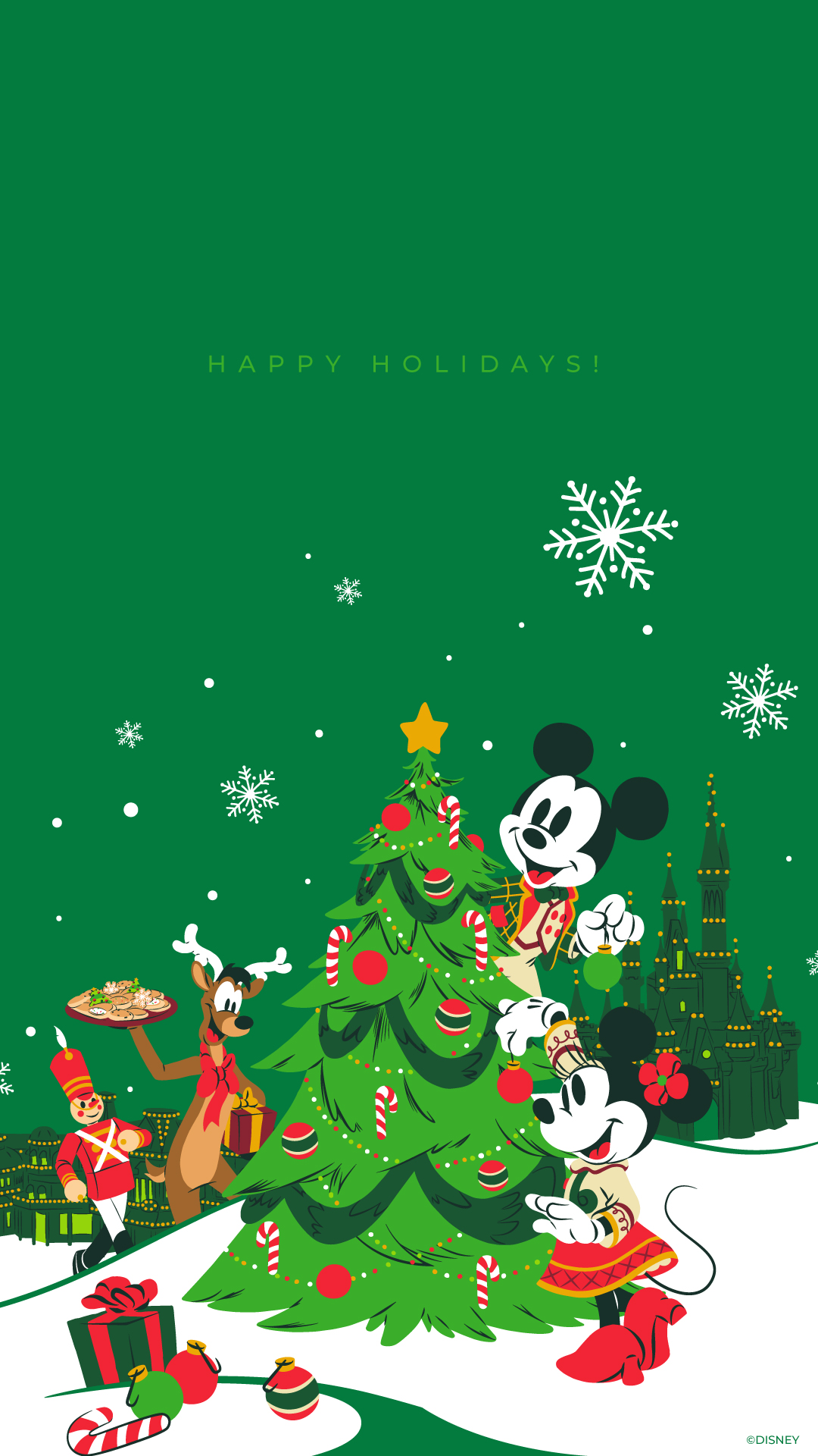 New Disney Holiday Wallpaper to Deck Your Screens Parks Blog