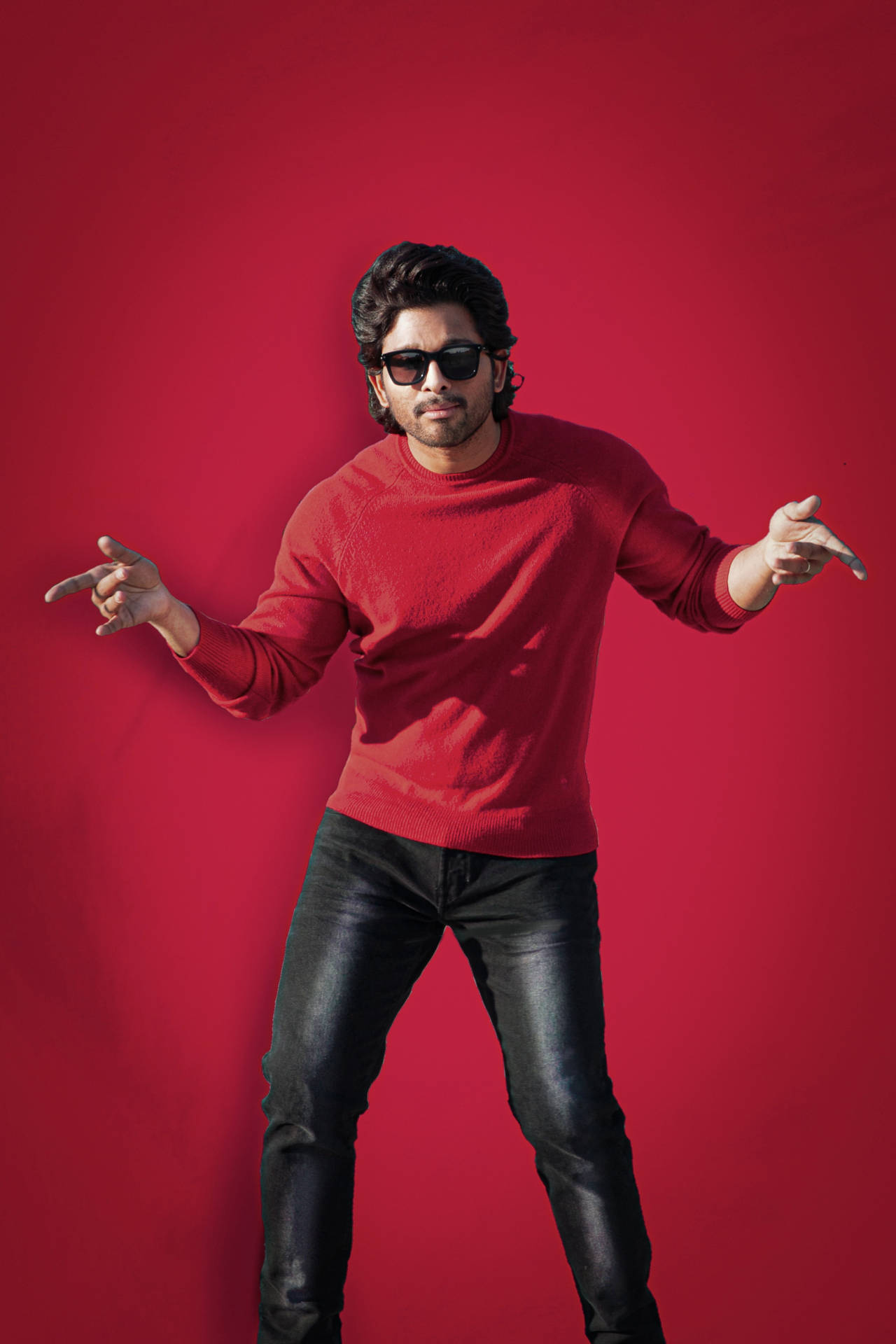 Download Allu Arjun HD Cool Red