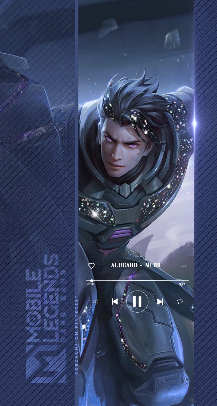 Wallpaper Alucard Obsidian Blade Mlbb