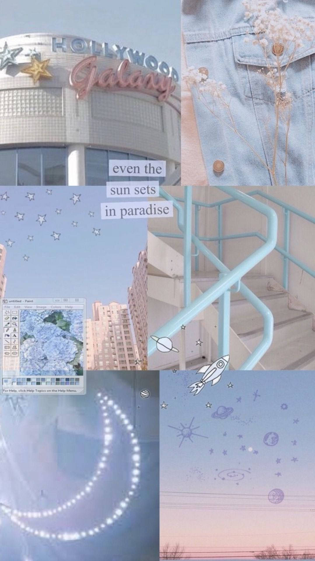 Aesthetic pastel blue esthetics