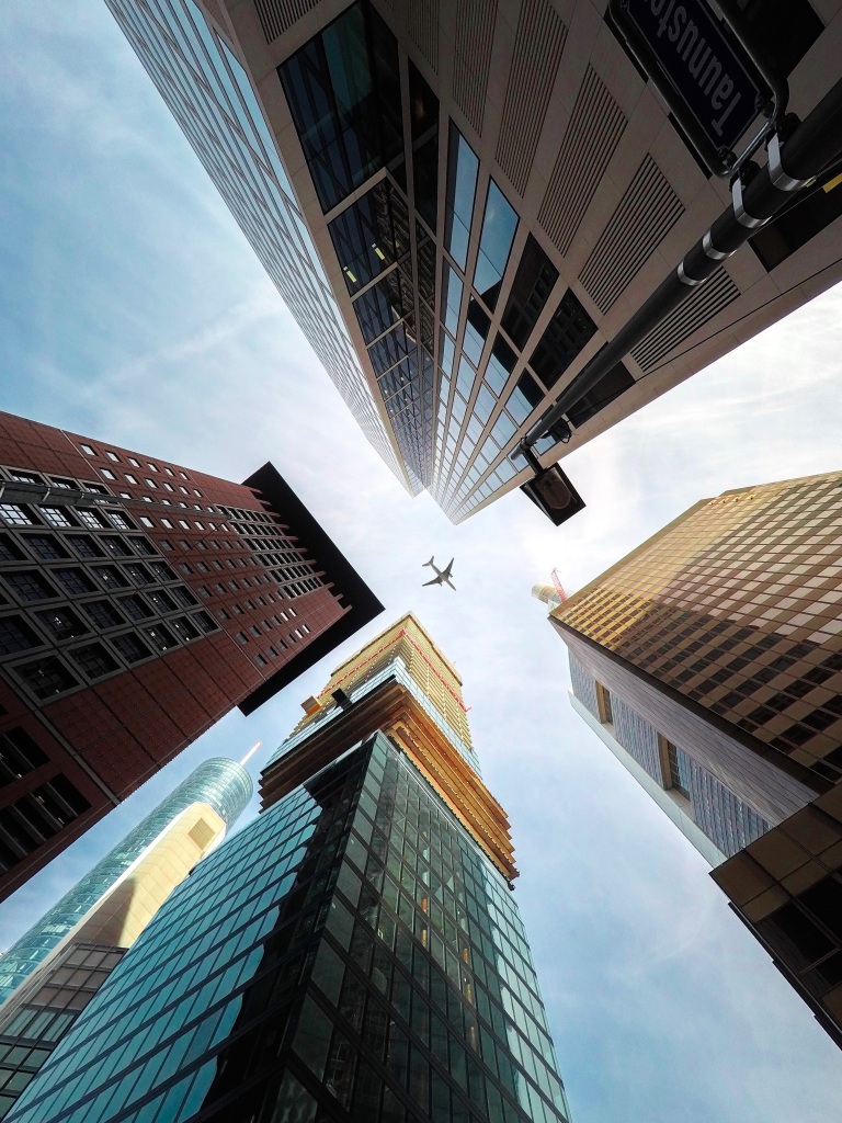 Building, Plane, Sky, City, Wallpaper Free