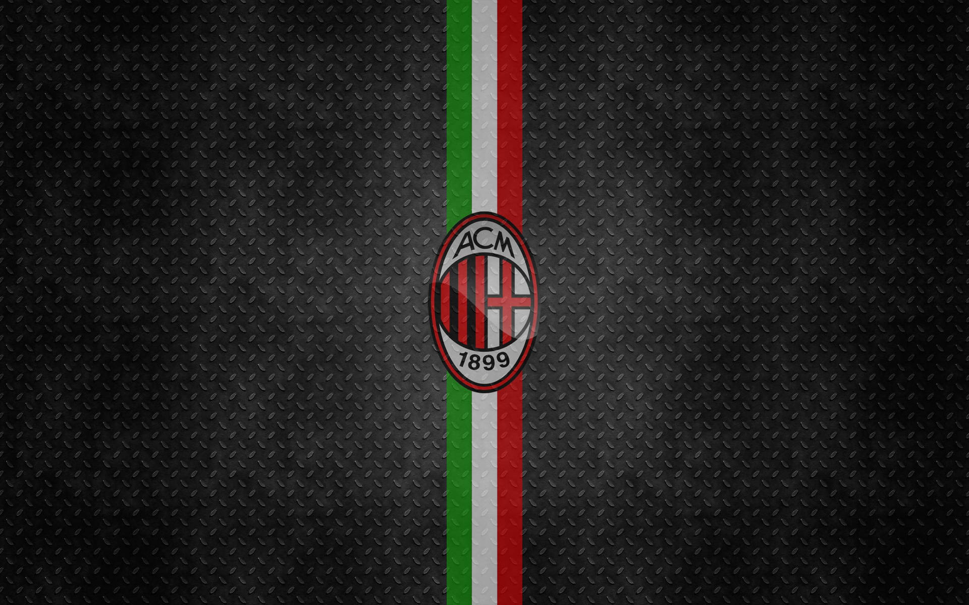 Download Ac Milan Metal Texture Wallpaper