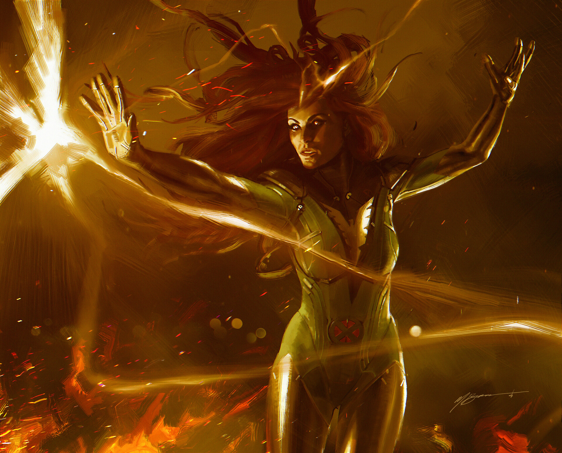 Jean Grey Comic X Men HD Wallpaper