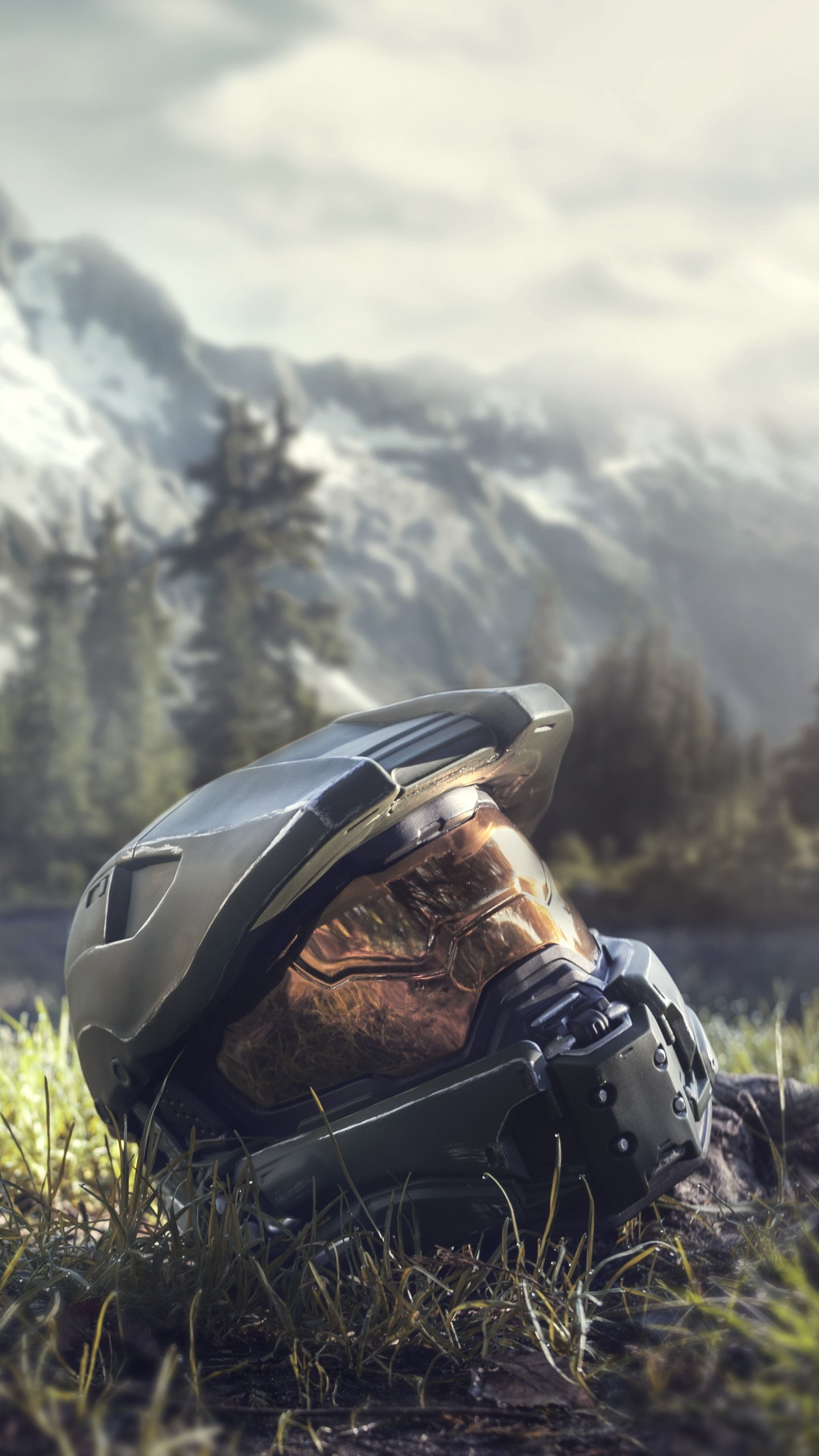 HD desktop wallpaper: Halo, Helmet