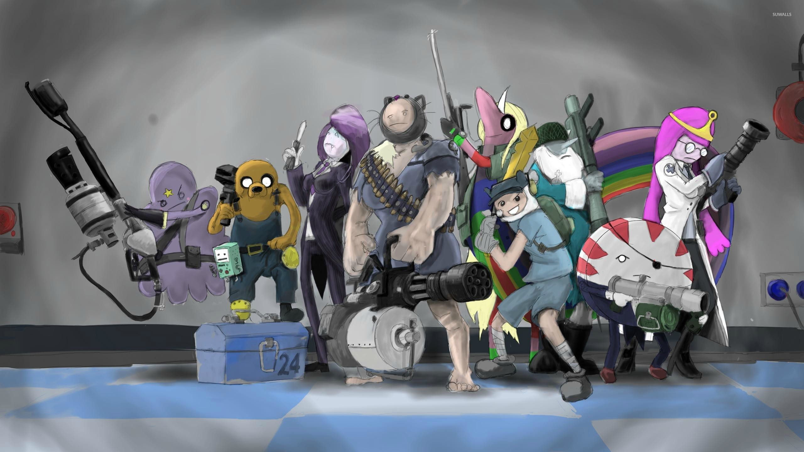 Adventure Time Team Fortress crossover
