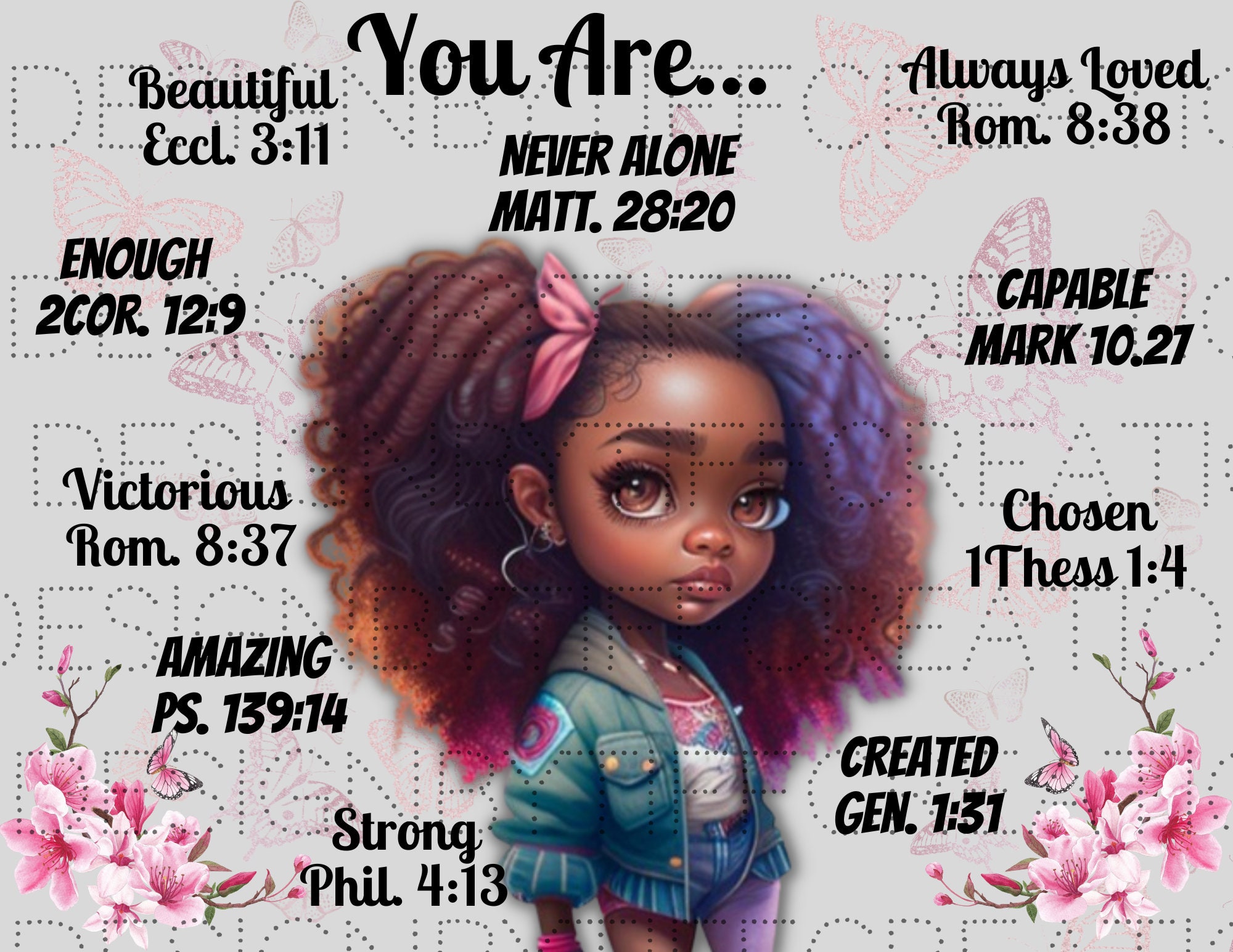 Young Black Girl Magic Pretty Child