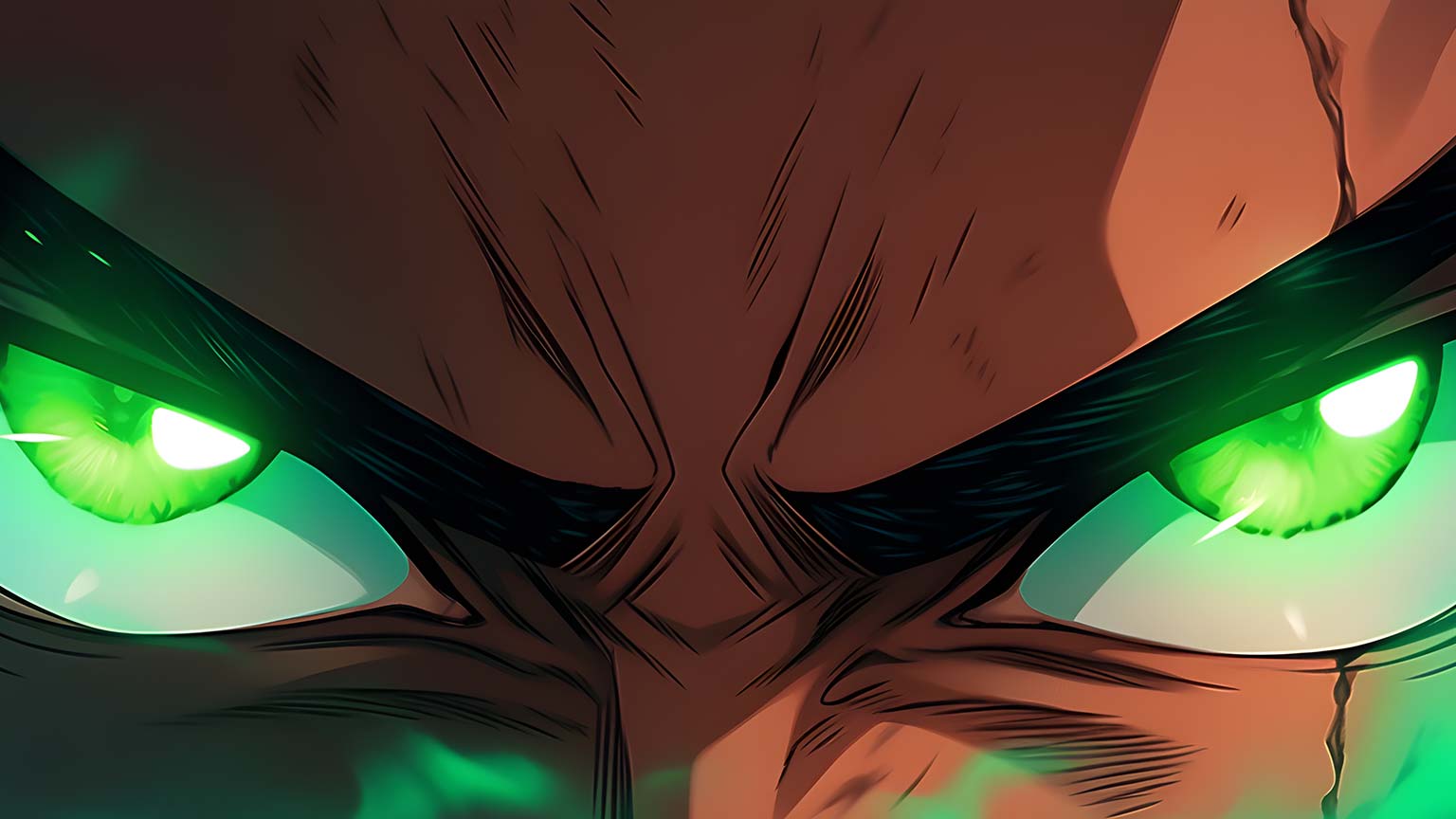 Anime Boy Green Eyes Desktop Wallpaper