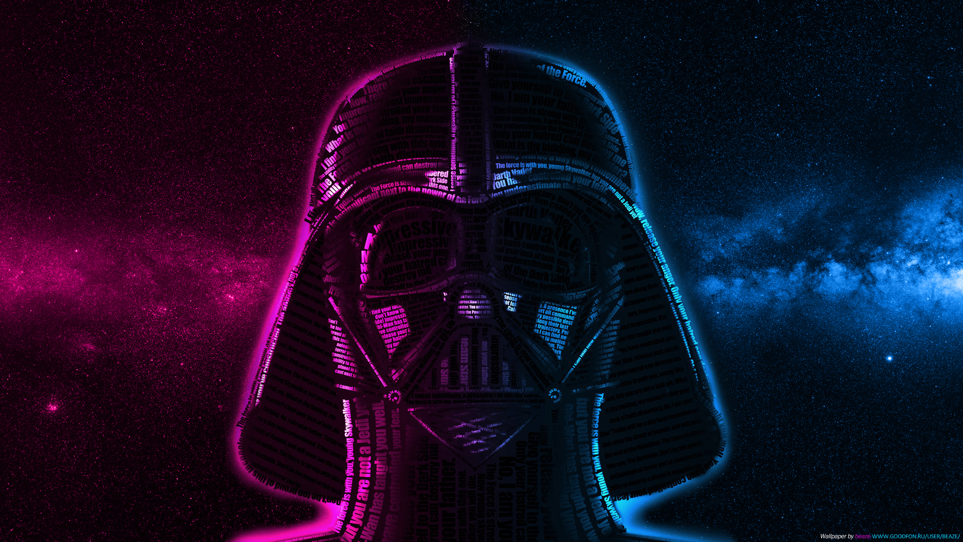 Darth Vader Word Sci Fi Star Wars