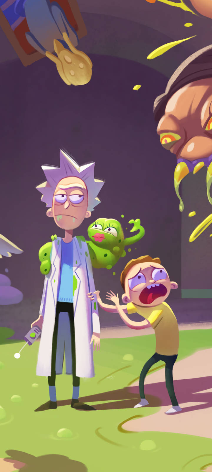 Rick And Morty Phone HD Wallpaper