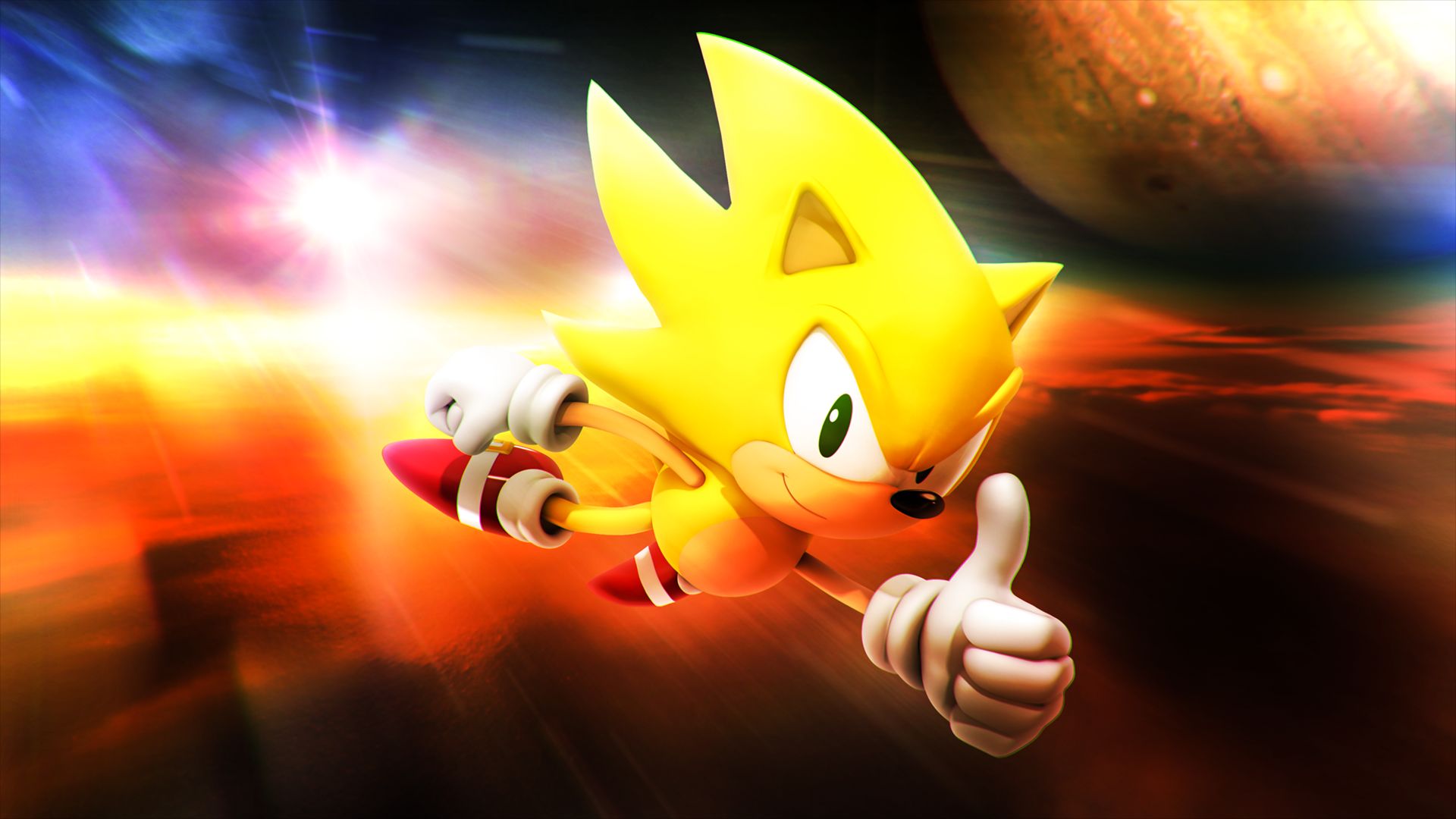 Download Super Sonic wallpaper