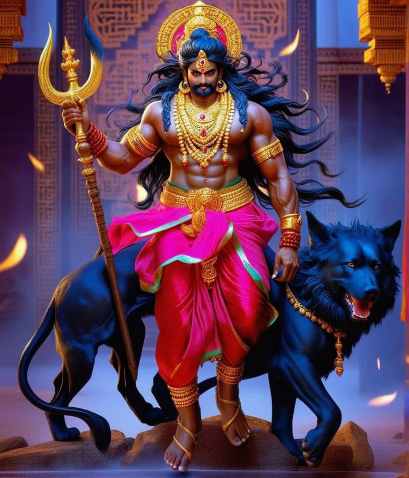 Kalbhairav. Cartoon wallpaper