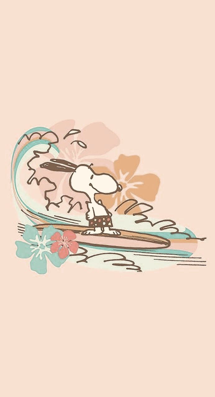 Snoopy wallpaper, Cute cartoon