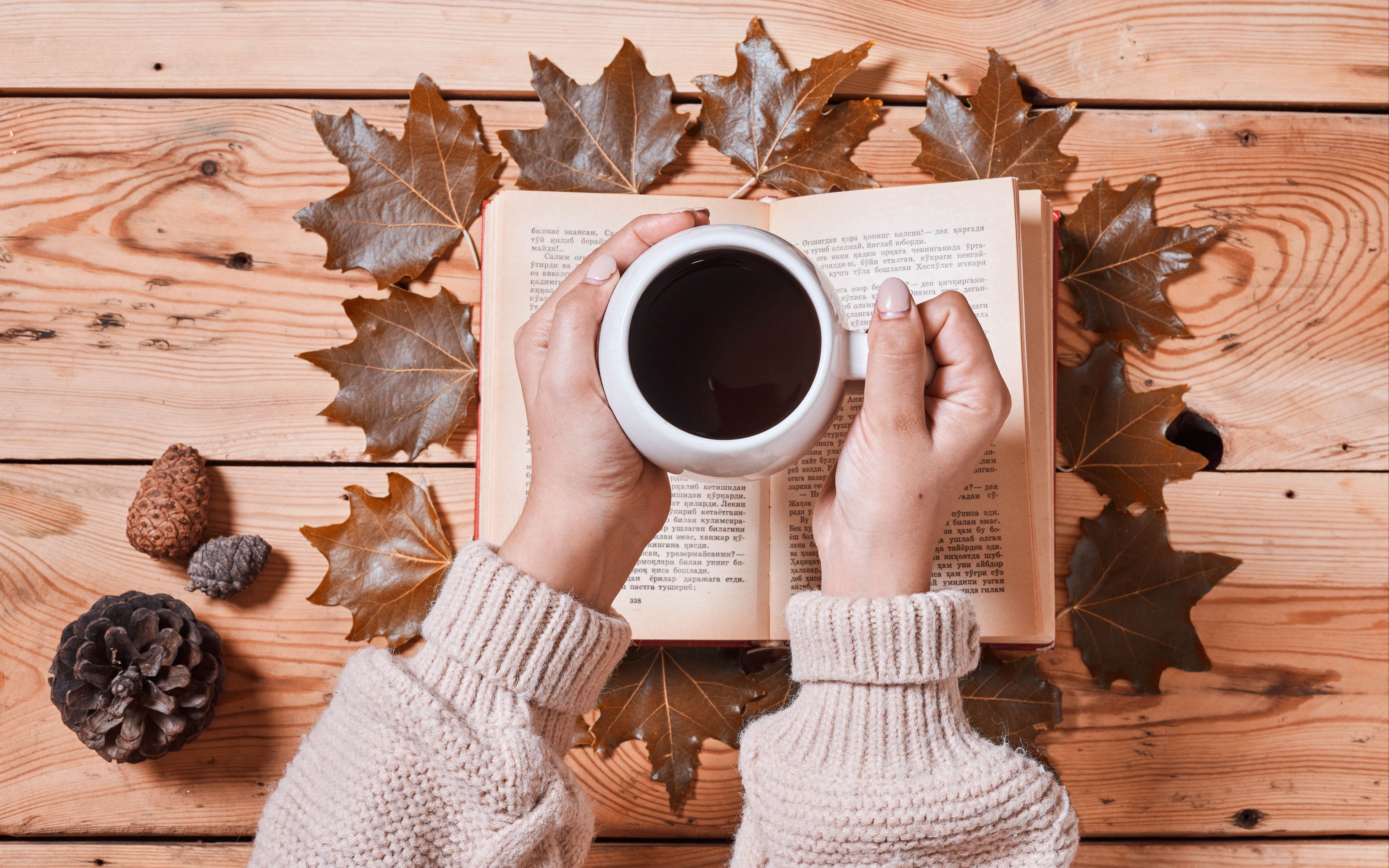 wallpaper 3840x2400 coffee, drink, cup
