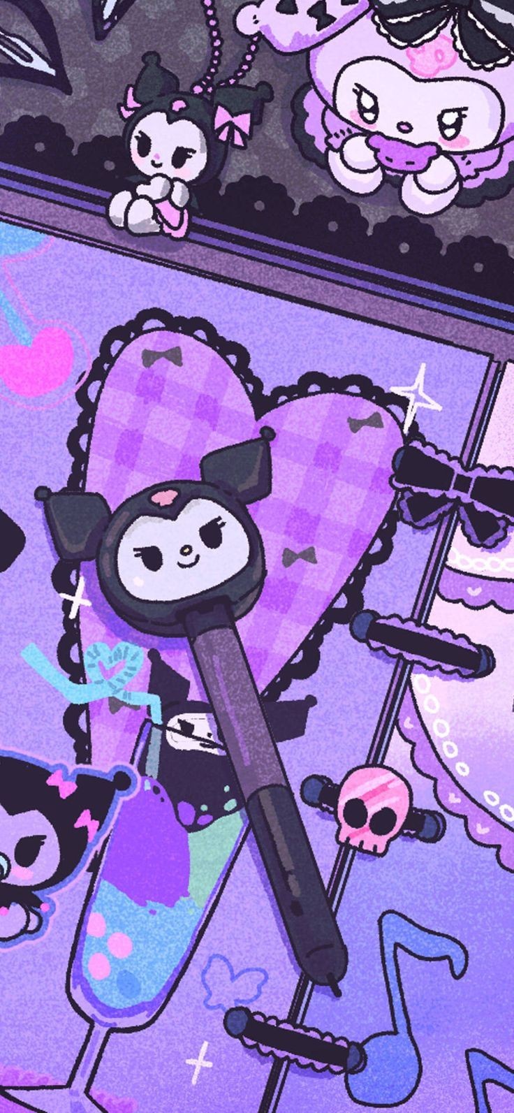 kuromi wallpaper on Tumblr