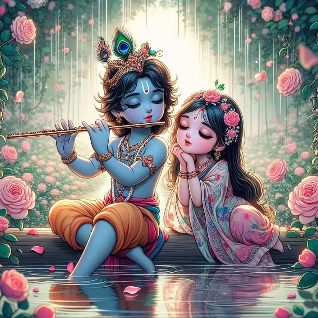 Radha Krishna Aesthetic Wallpapers - Wallpaper Cave
