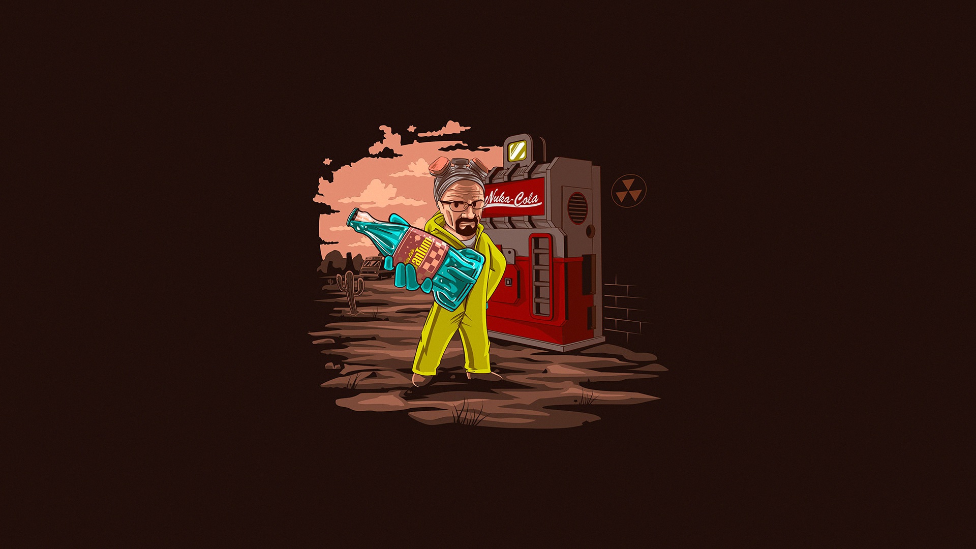 Wallpaper Minimalism, Fallout, Art