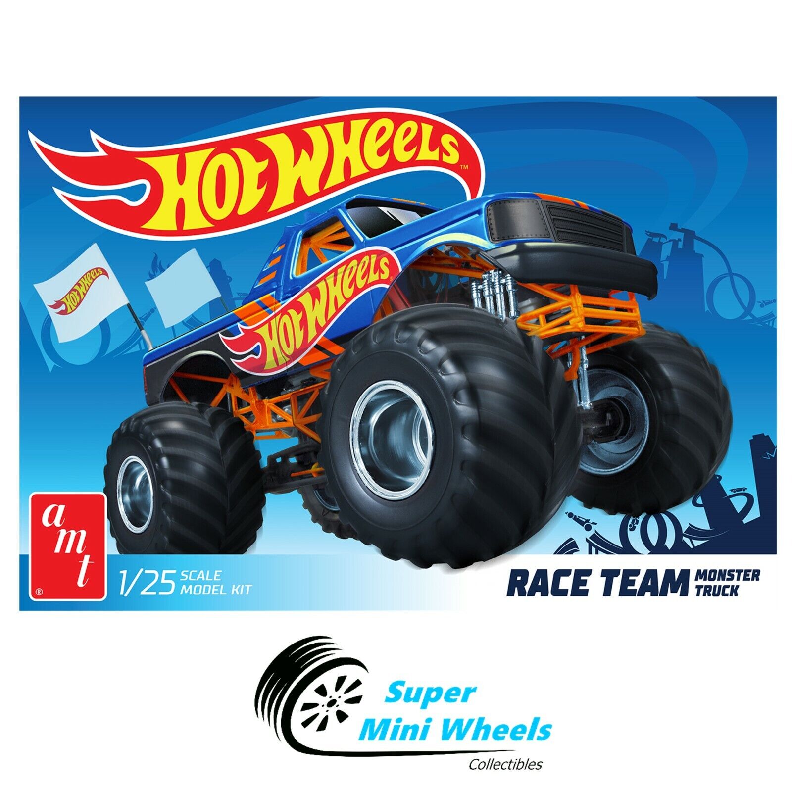 AMT RACE TEAM MONSTER TRUCK HOT WHEELS