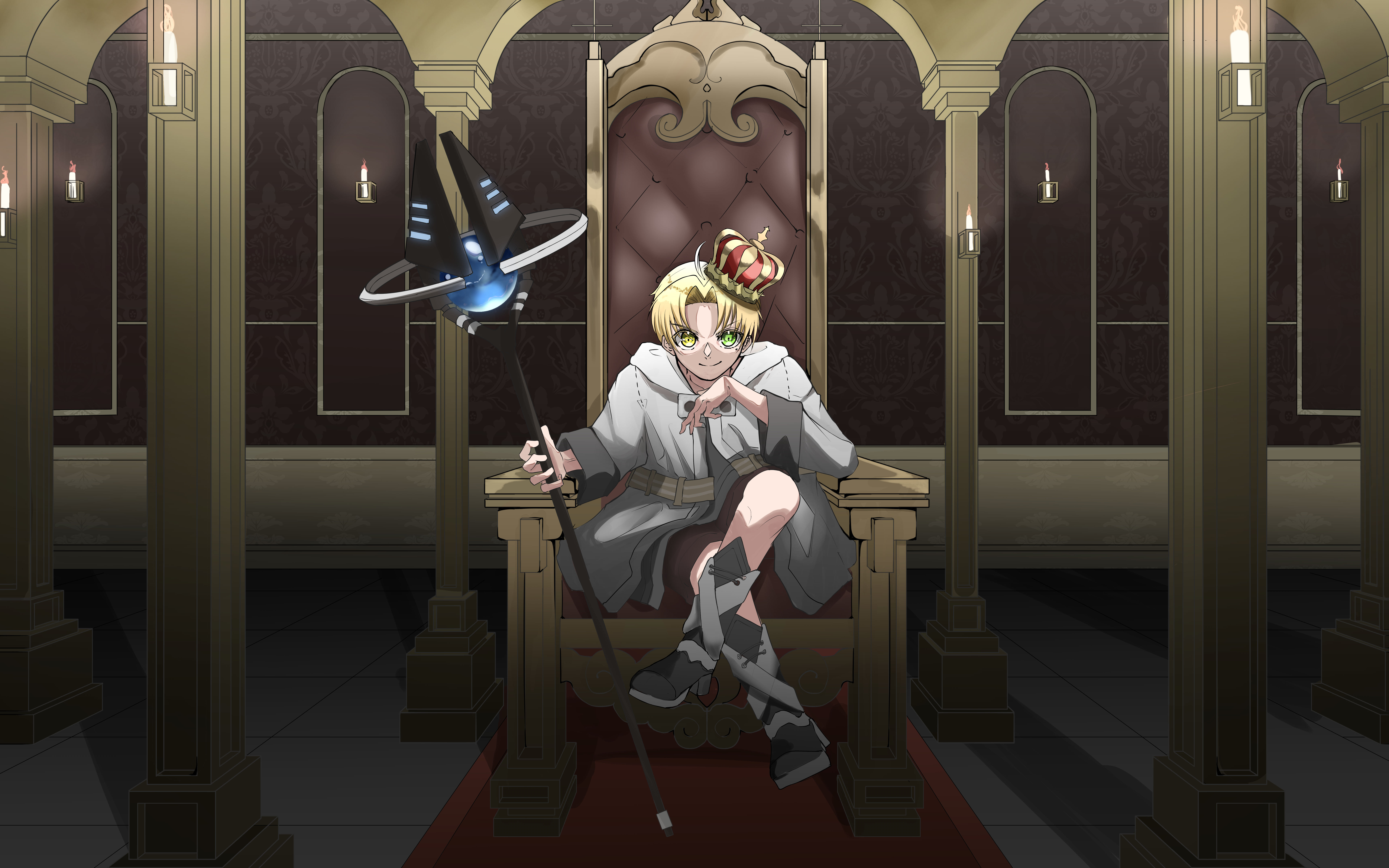 Rudeus Greyrat 4k Wallpaper