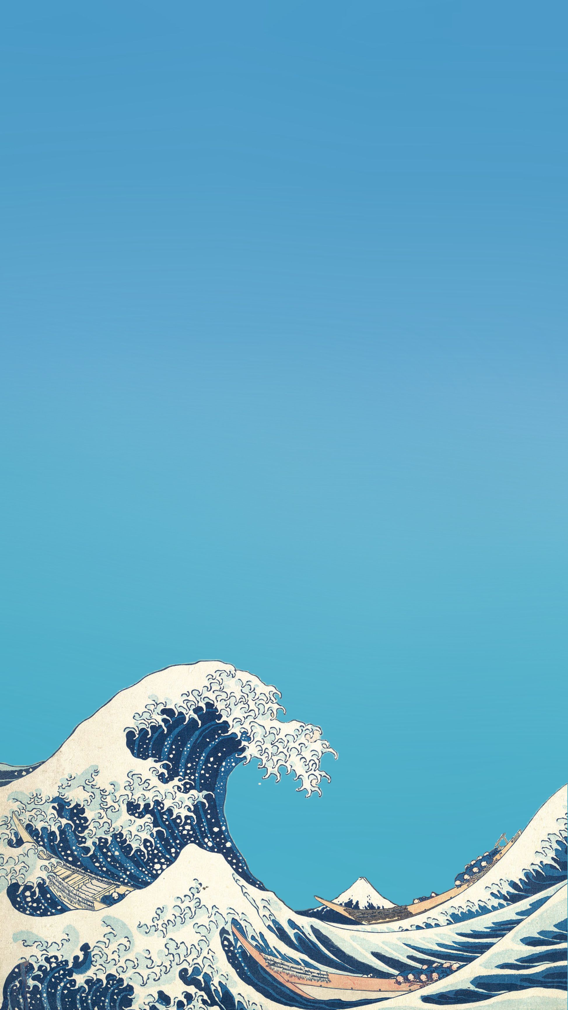 Waves wallpaper iphone, Anime scenery