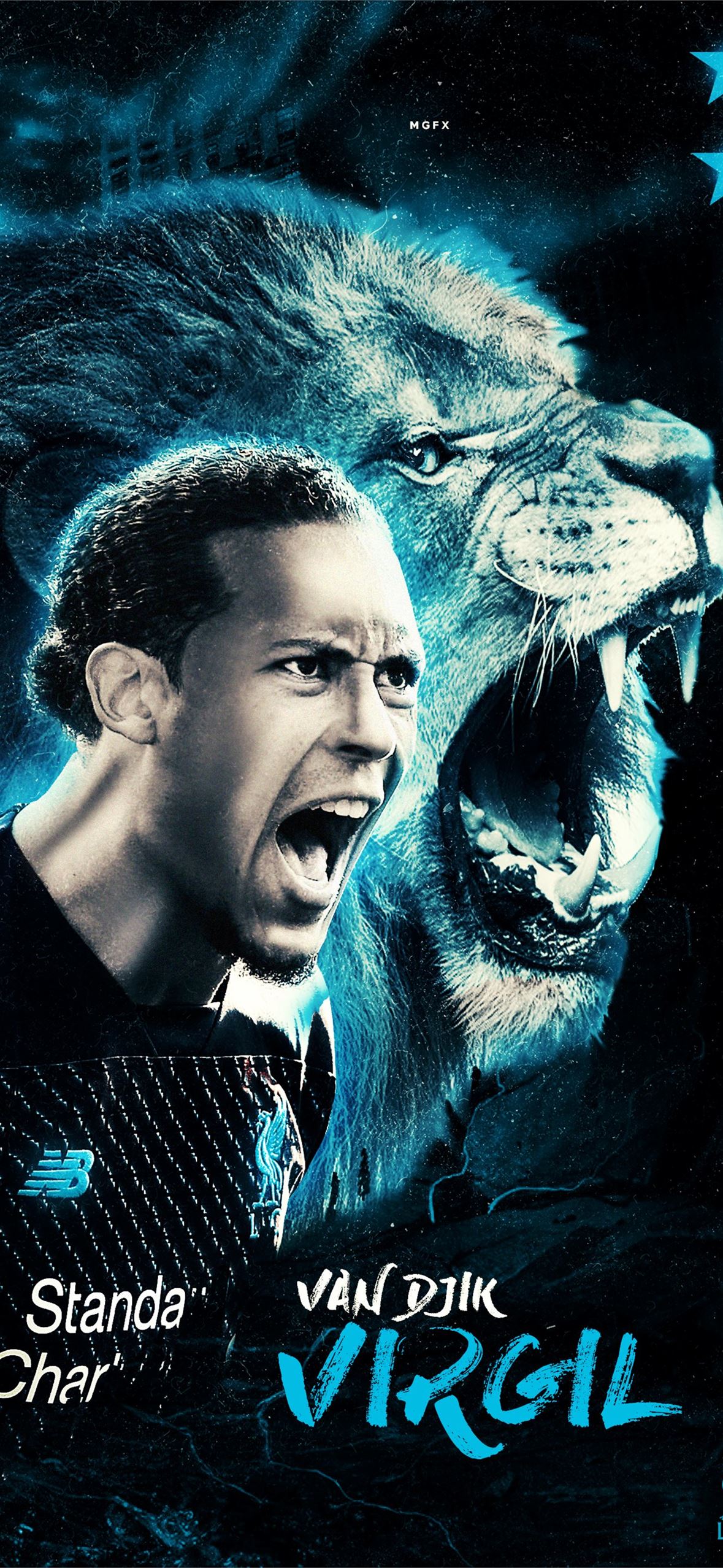 Virgil Van dijk iPhone Wallpaper