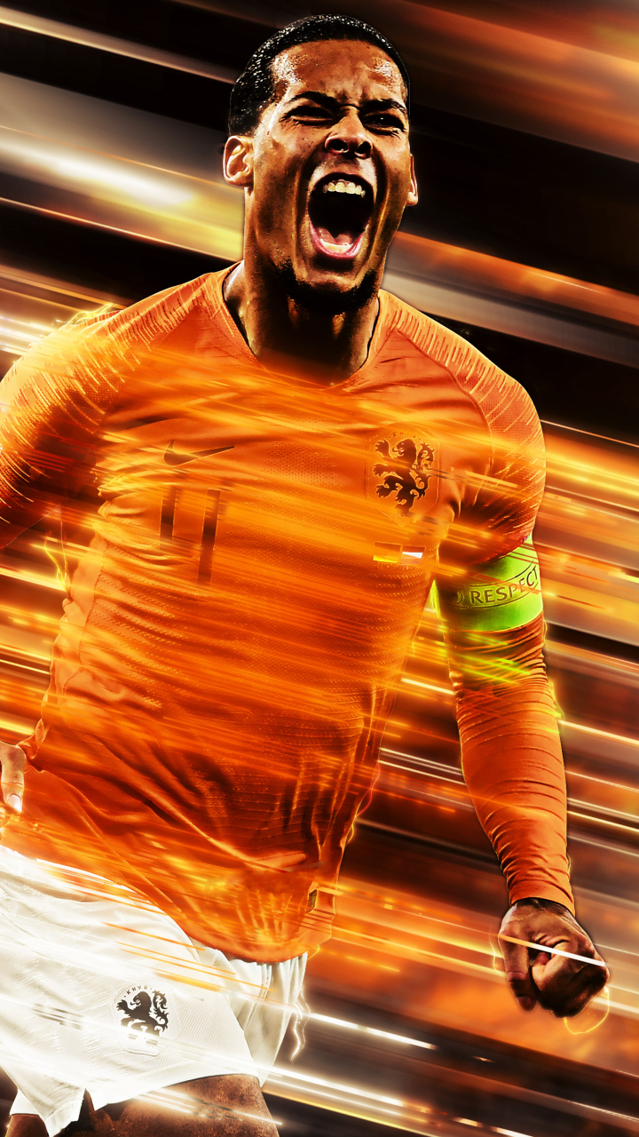 Virgil Van Dijk iPhone Wallpaper