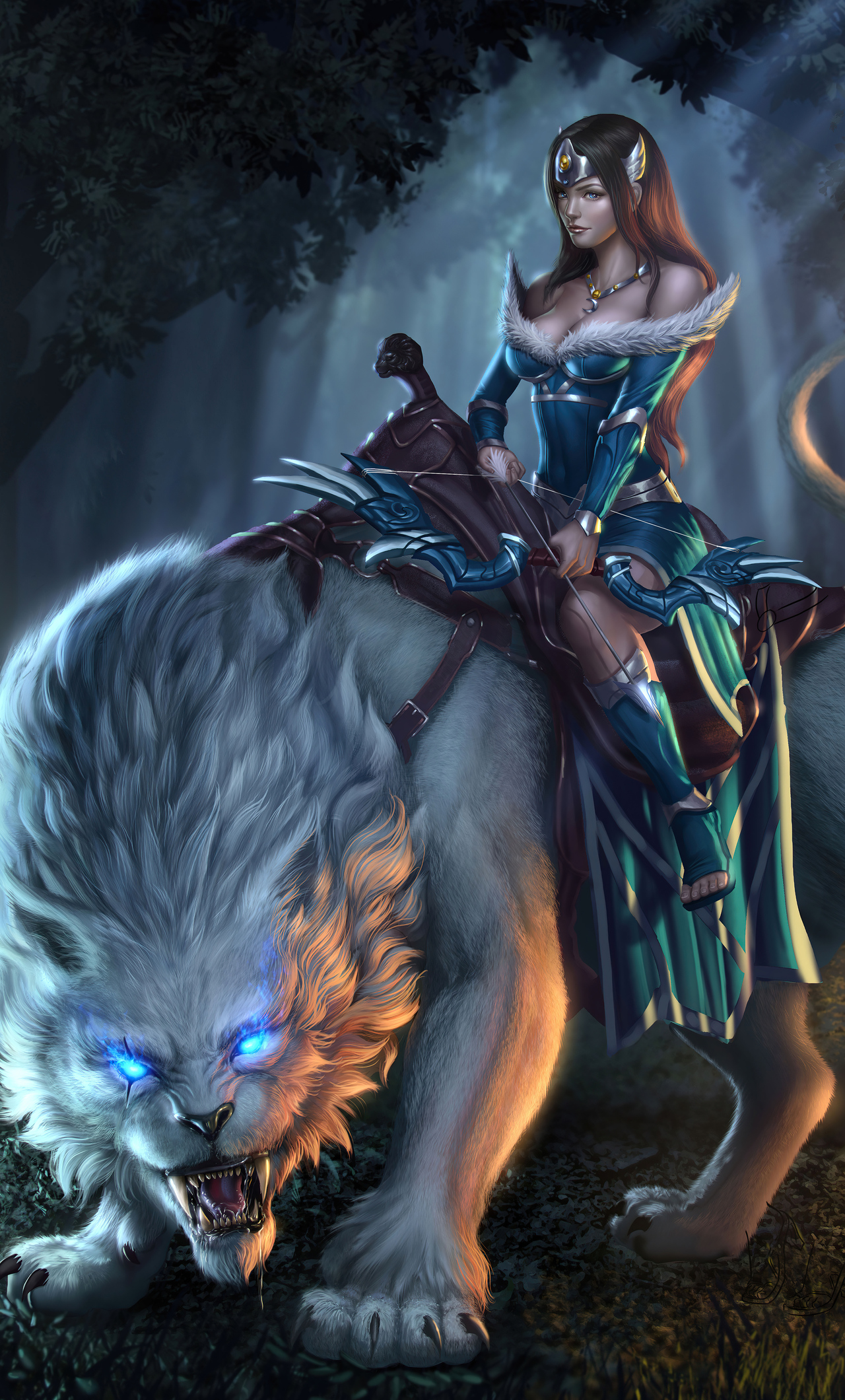 Mirana Dota 2 5k iPhone