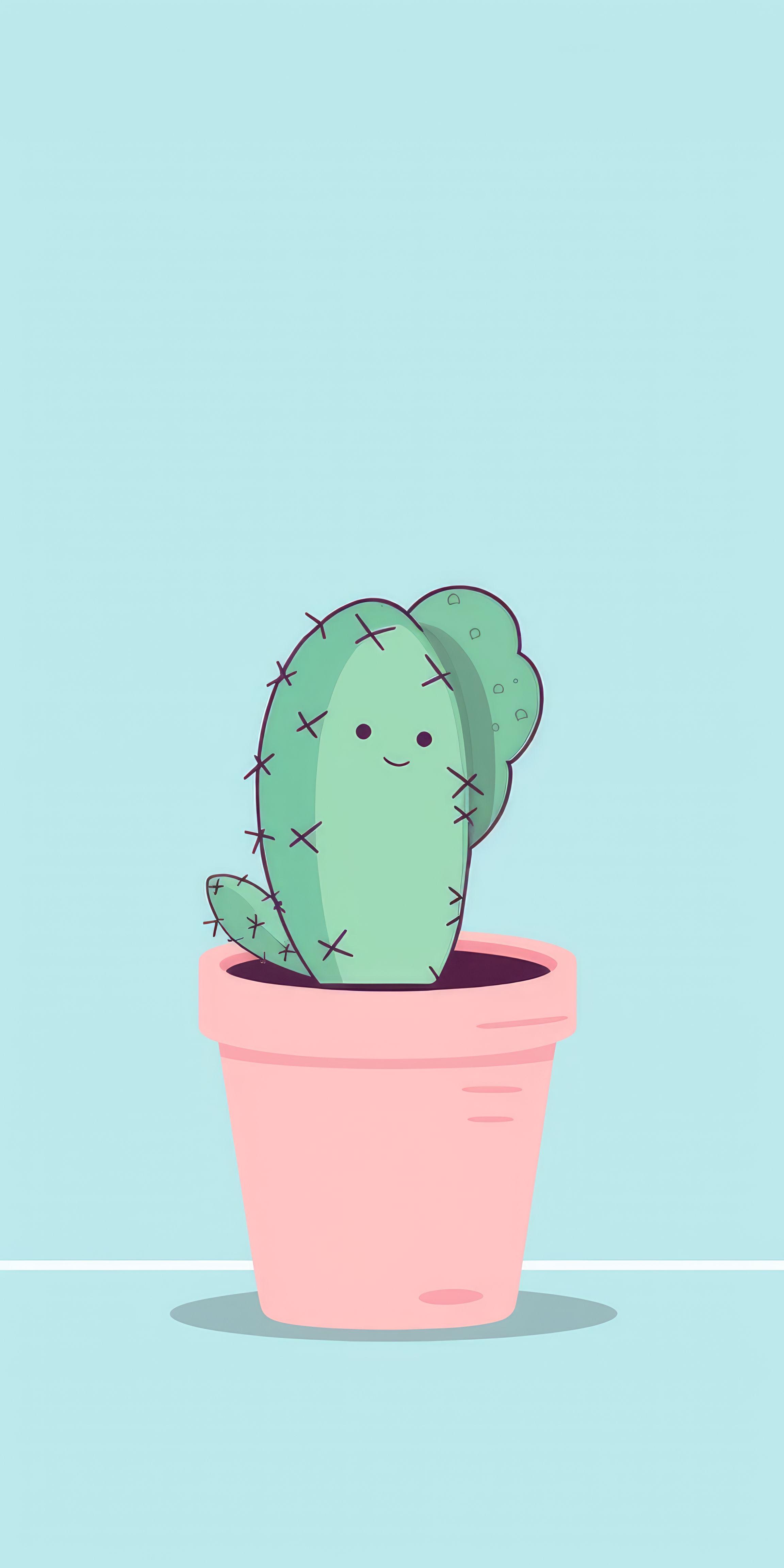 Cute Cactus (by Wallpop), r
